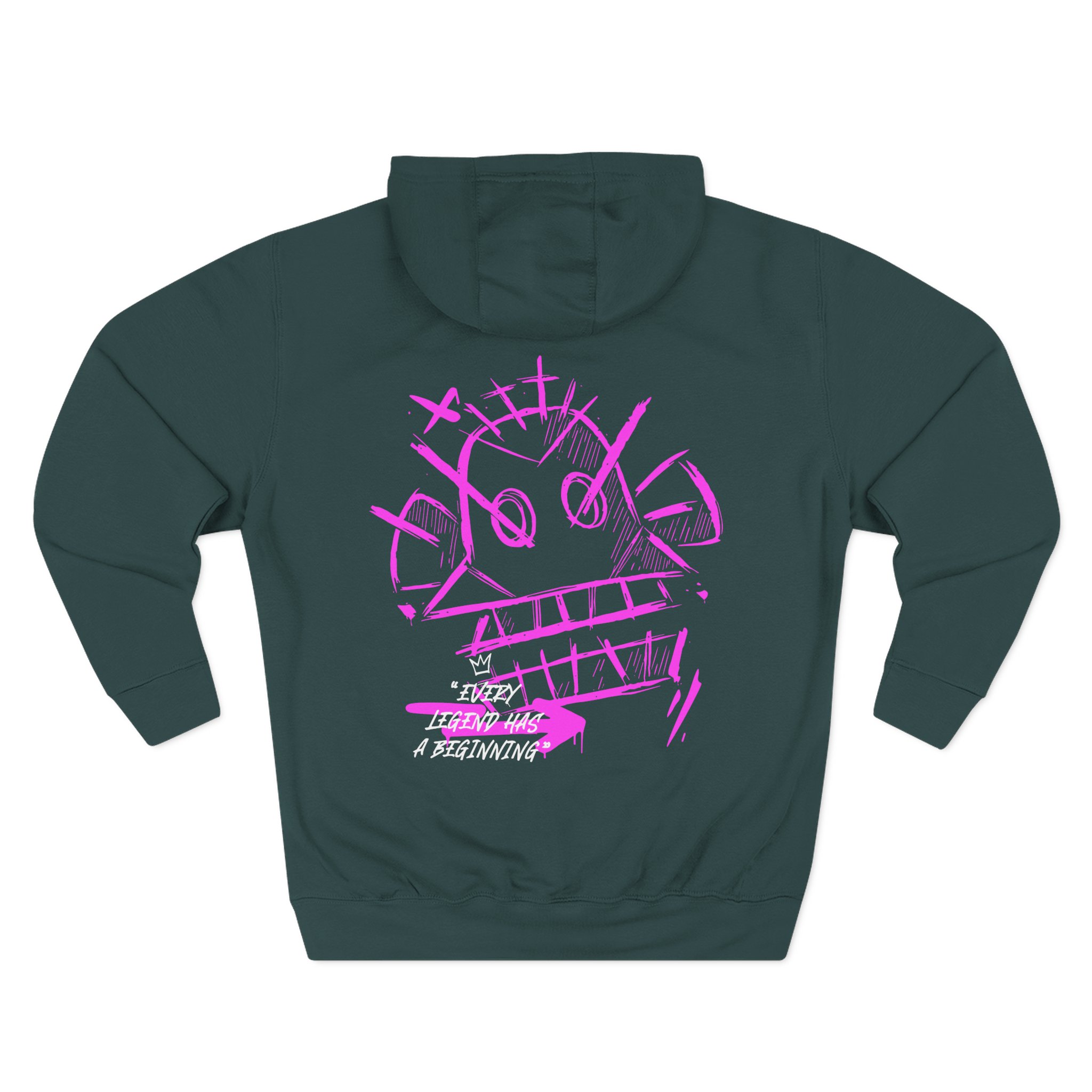 Jinx Arcane Three-Panel Fleece Hoodie