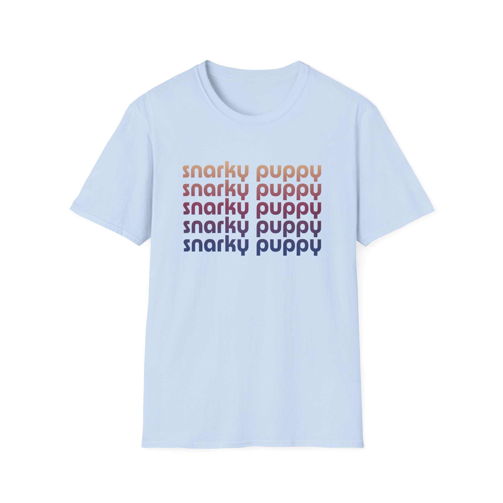 Snarky Puppy Repeating Logo Unisex Softstyle T-shirt