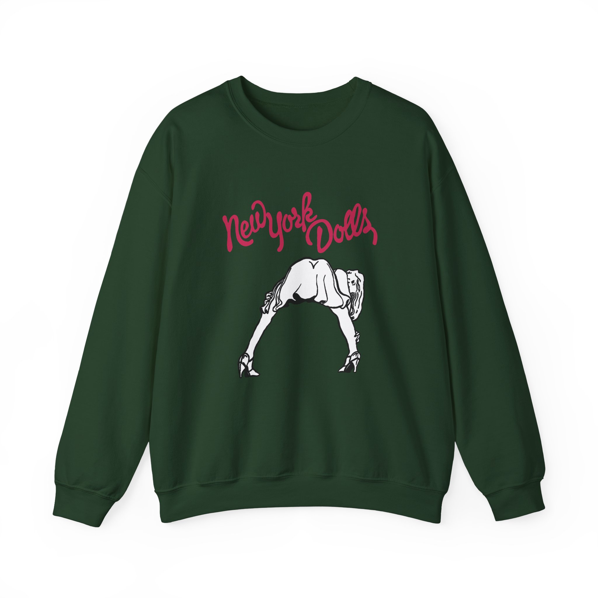 New York Dolls Lipstick Girl Unisex Heavy Blendâ„¢ Crewneck Sweatshirt