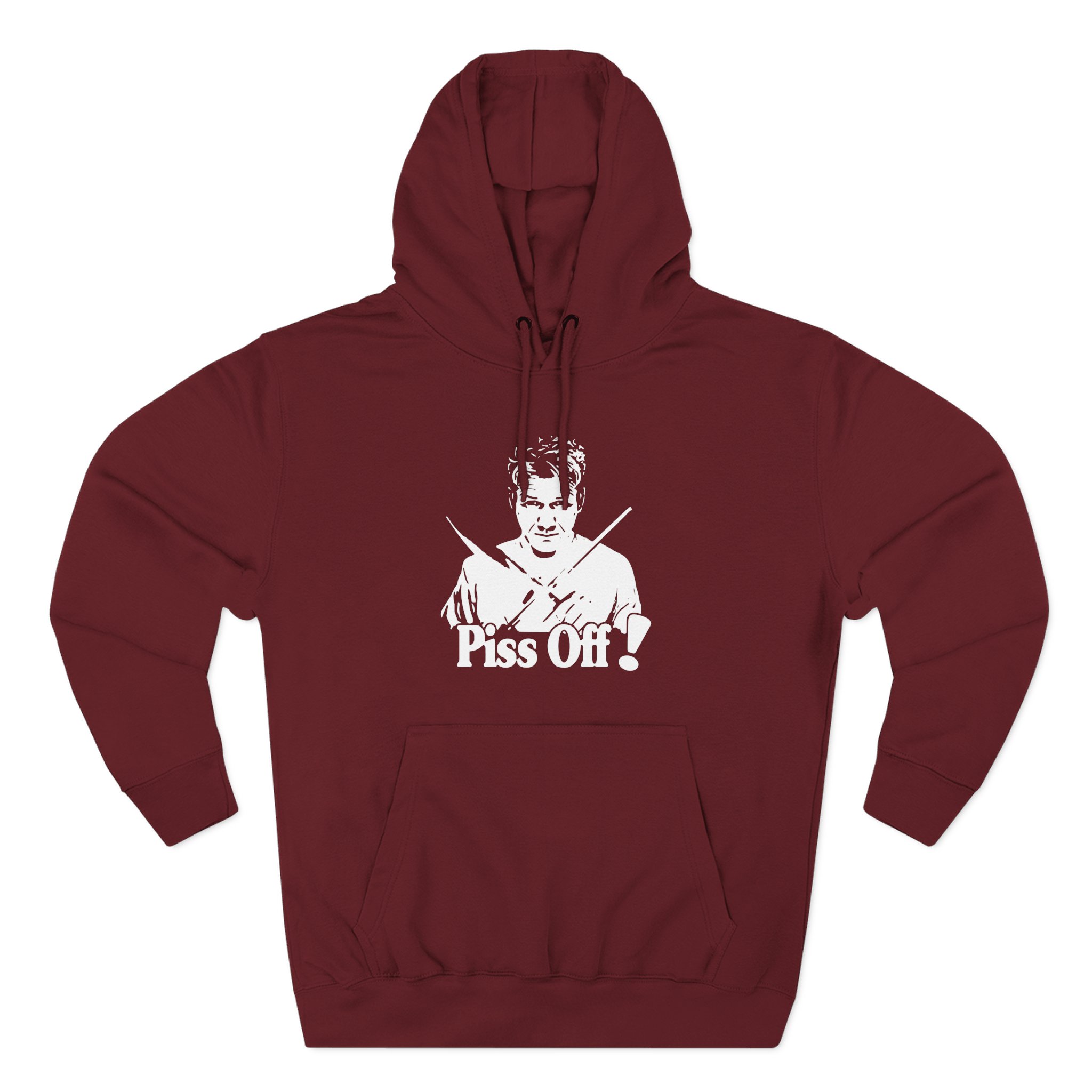 Gordon Ramsay Chef Piss Off Three-Panel Fleece Hoodie
