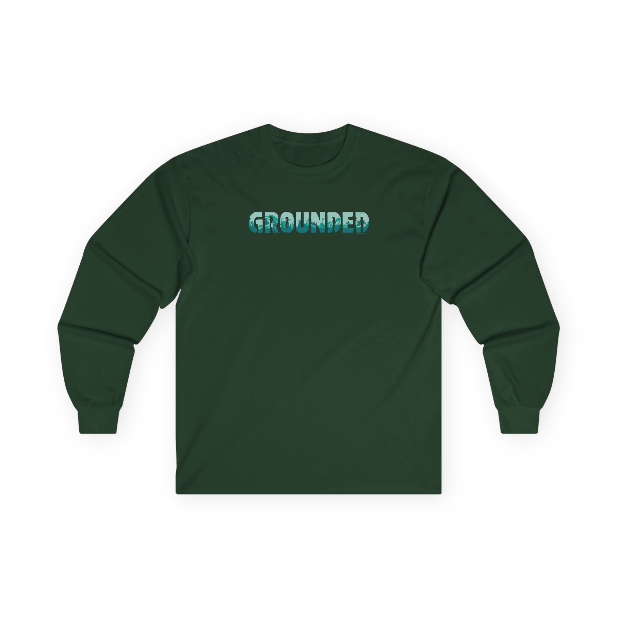 Grounded Logo Unisex Ultra Cotton Long Sleeve Tee
