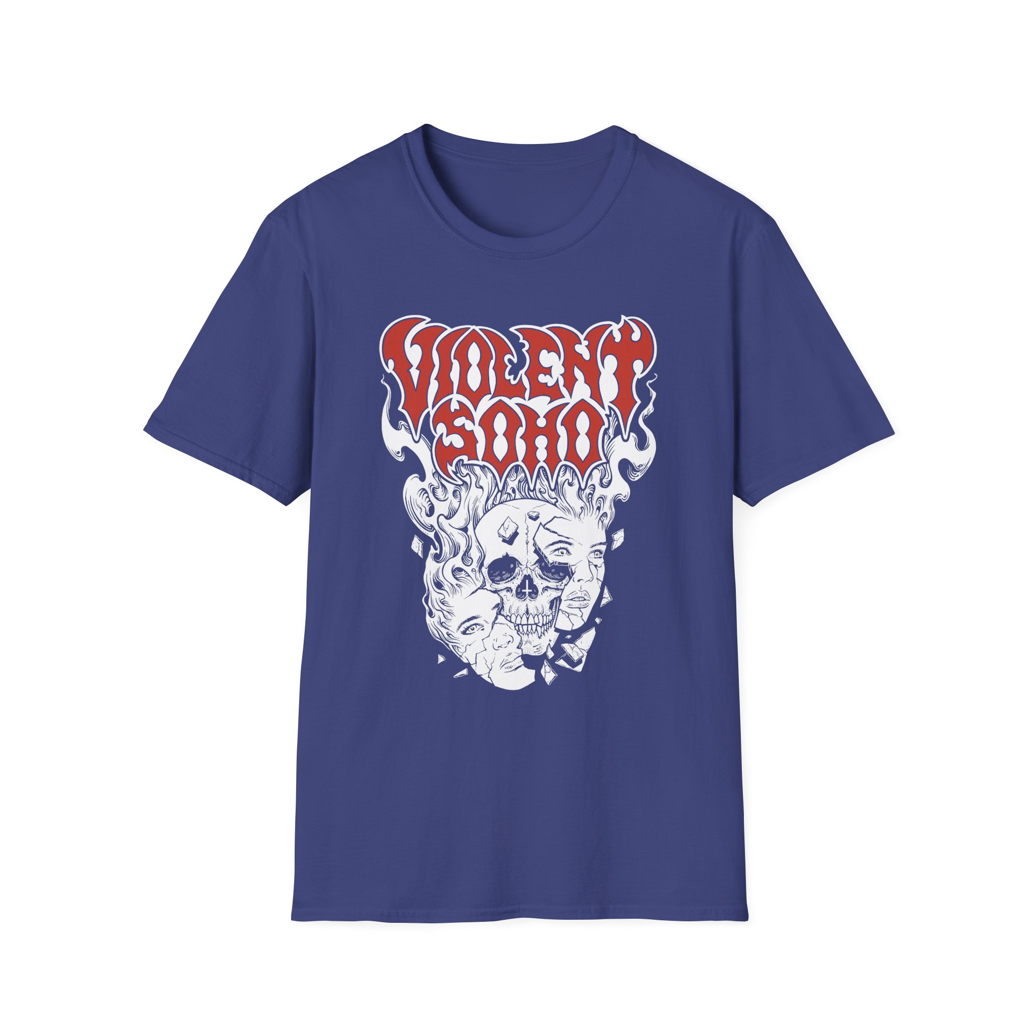 Violent Soho Murdoch Skull Unisex Softstyle T-Shirt