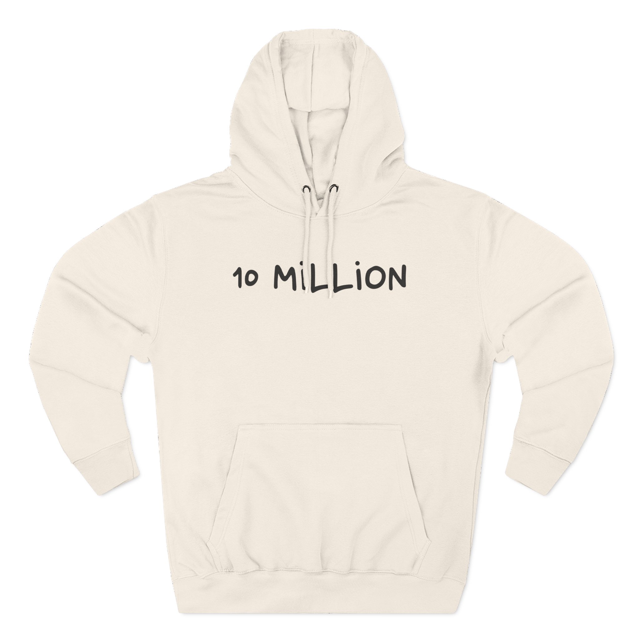 Casey Neistat 10 Million Three-Panel Fleece Hoodie