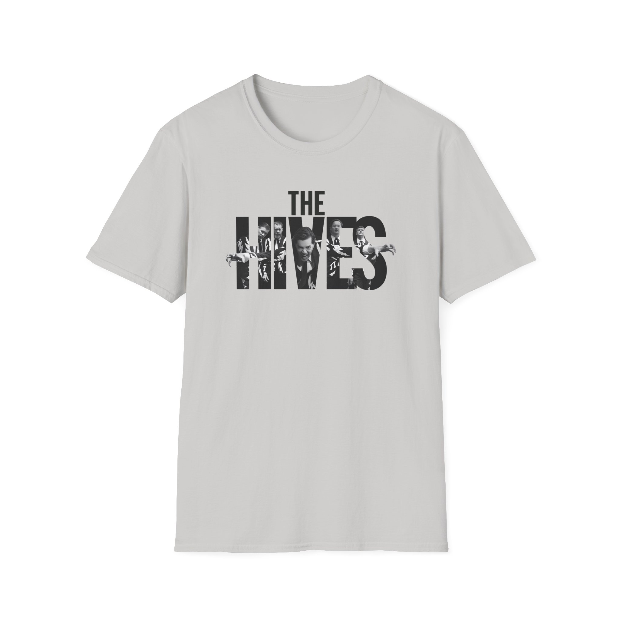 The Hives Logo Photo Infill Unisex Softstyle T-Shirt