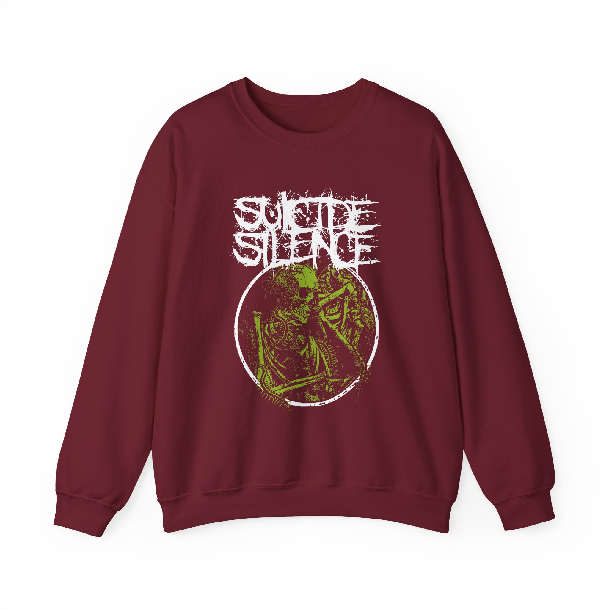 Suicide Silence Rotten Unisex Heavy Blendâ„¢ Crewneck Sweatshirt