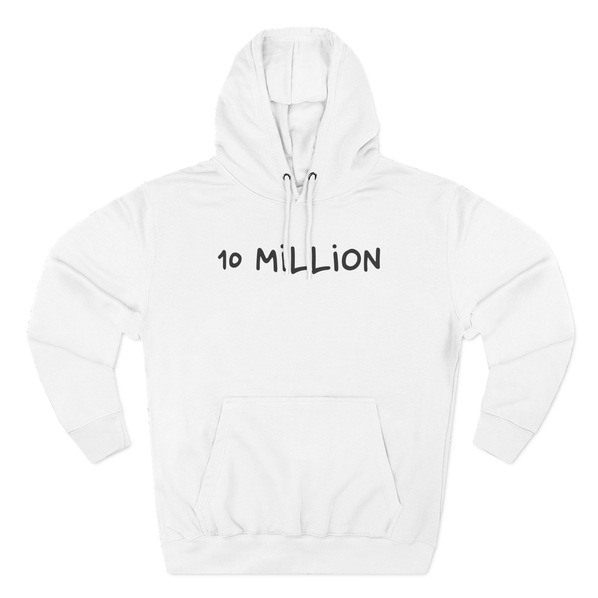 Casey Neistat 10 Million Three-Panel Fleece Hoodie