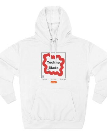 Technoblade Autoclicker Three-Panel Fleece Hoodie
