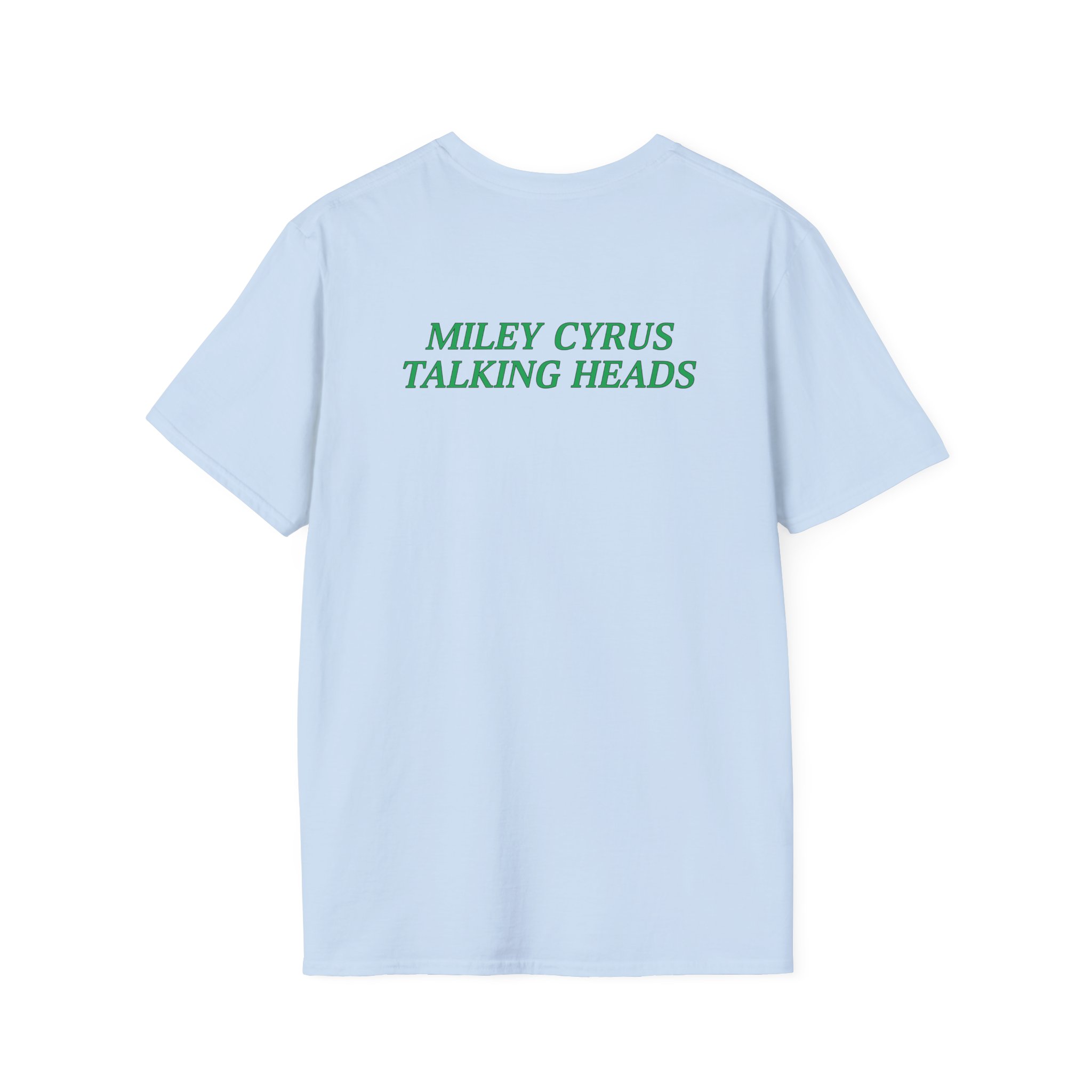Talking Heads X Miley Psycho Killer Unisex Softstyle T-Shirt