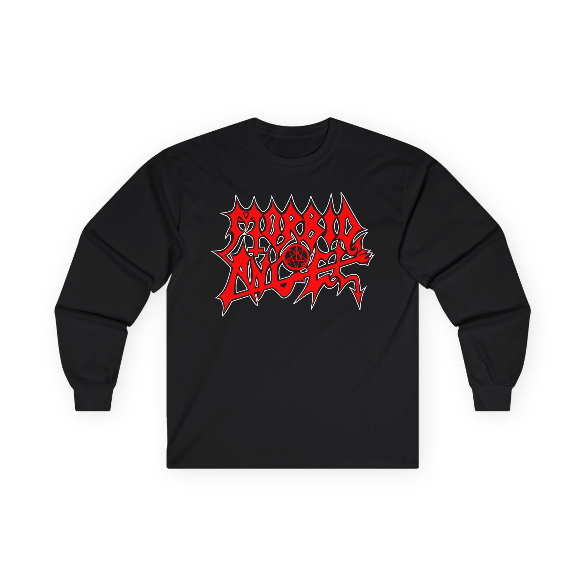 Morbid Angel Red Logo Unisex Ultra Cotton Long Sleeve Tee