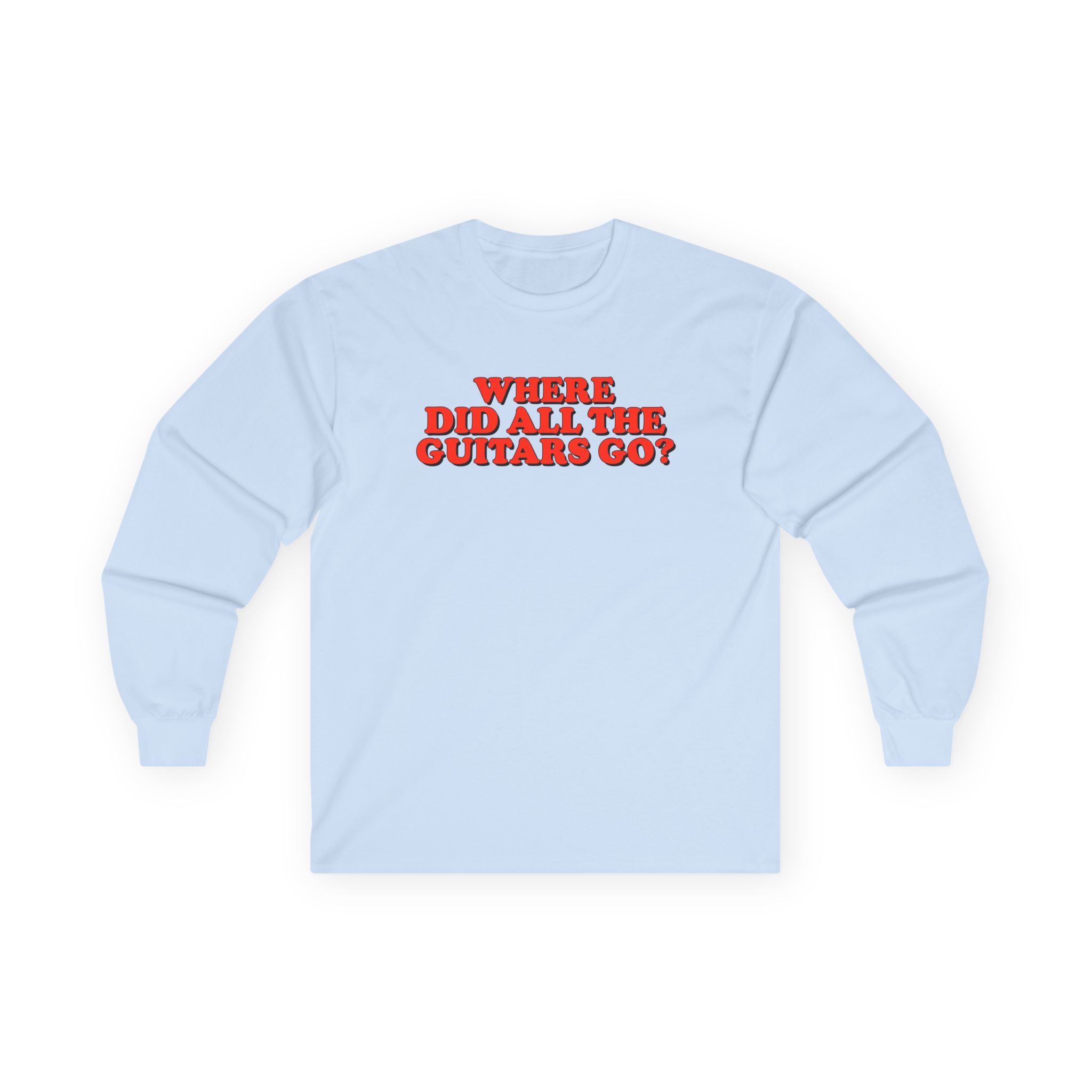 Mcfly Where Did All the Guitars Go? Unisex Ultra Cotton Long Sleeve Tee