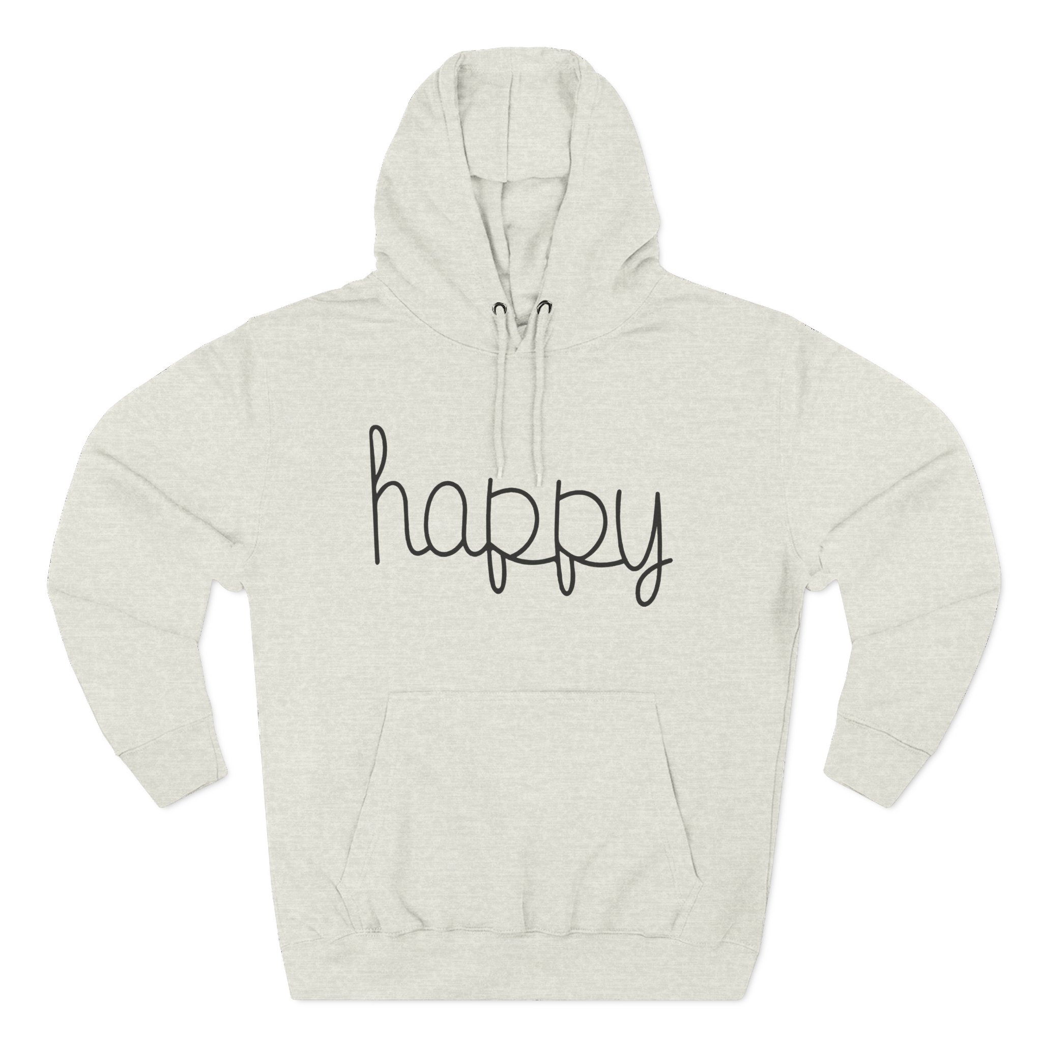 Shubble happy Three-Panel Fleece Hoodie