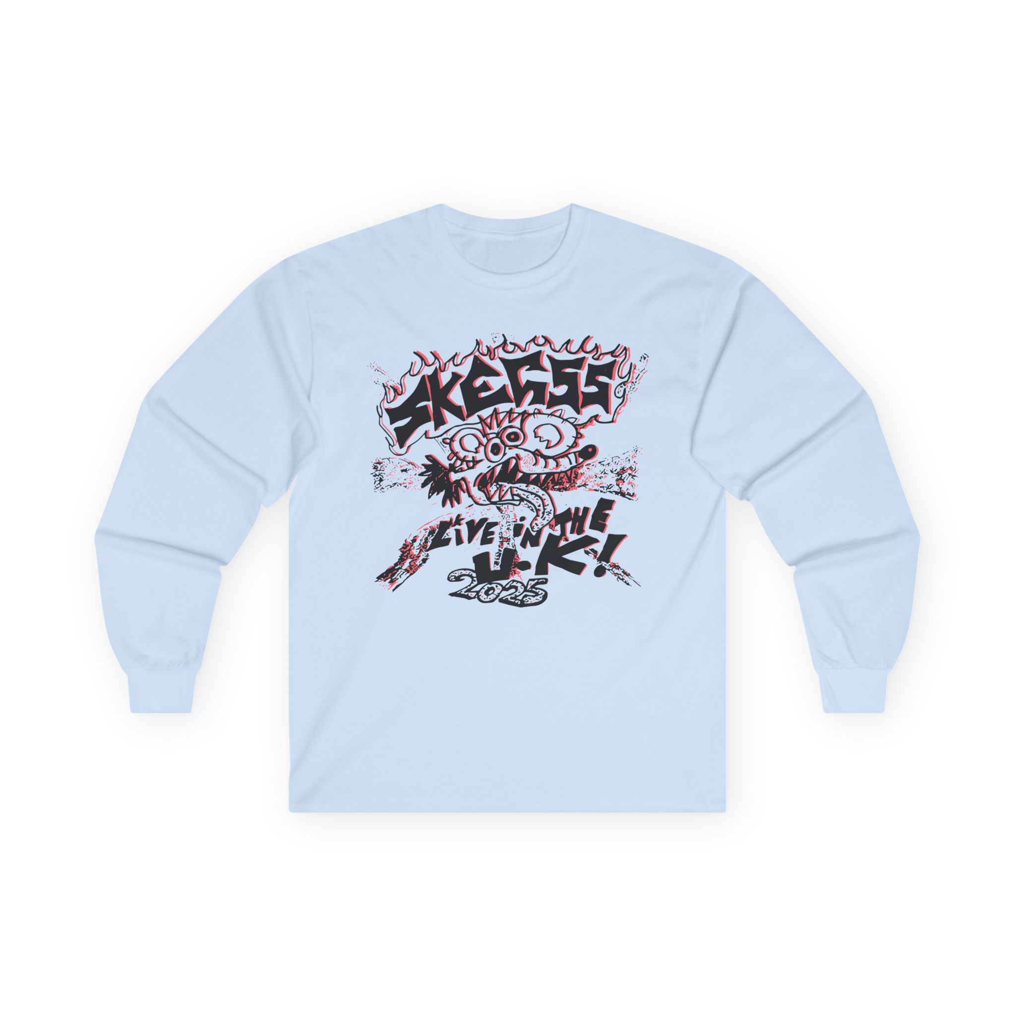 Skegss Live in the Uk 2025 Unisex Ultra Cotton Long Sleeve Tee