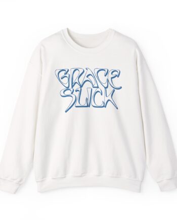 Jefferson Airplane Grace Slick Logo Unisex Heavy Blend™ Crewneck Sweatshirt