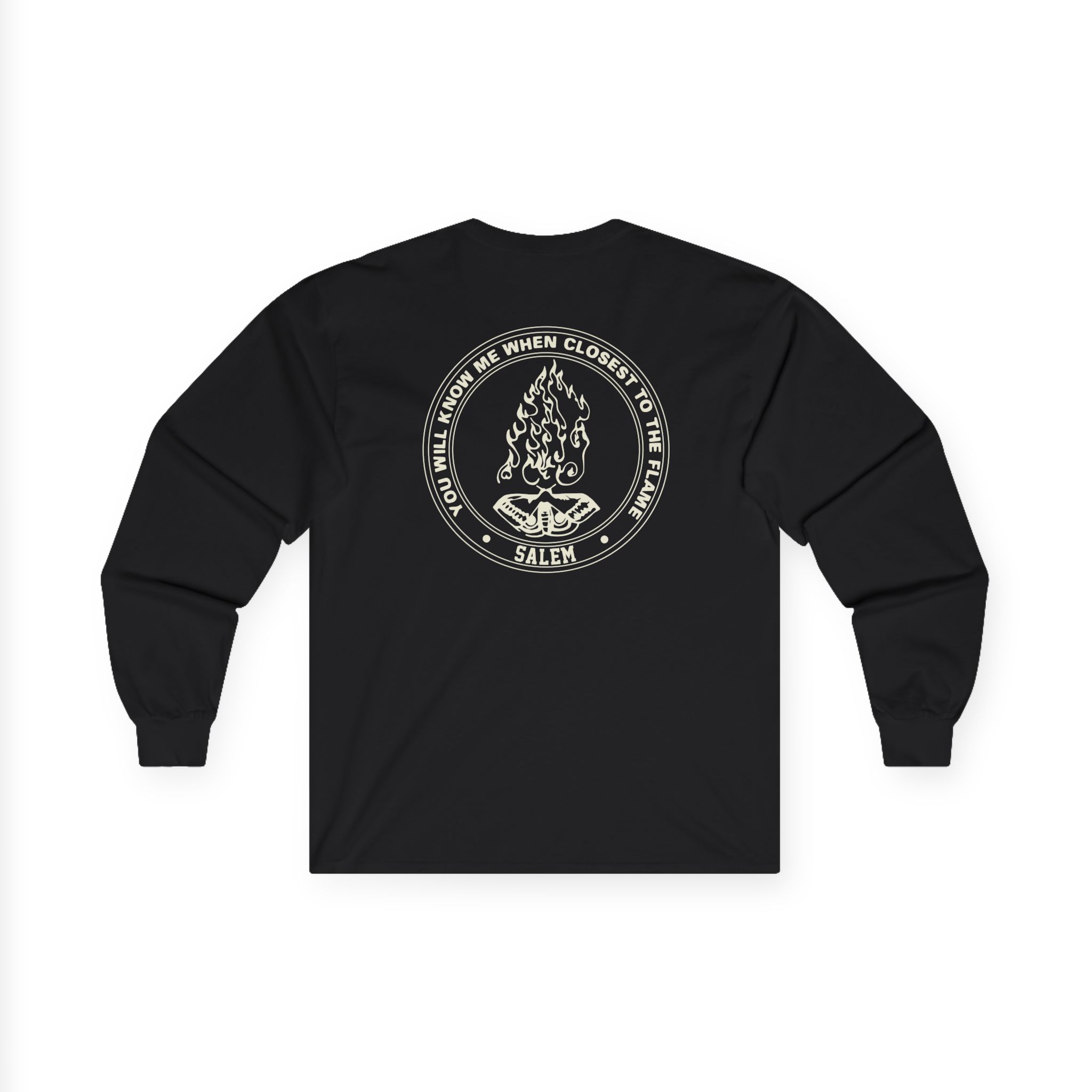 Salem Old English Unisex Ultra Cotton Long Sleeve Tee