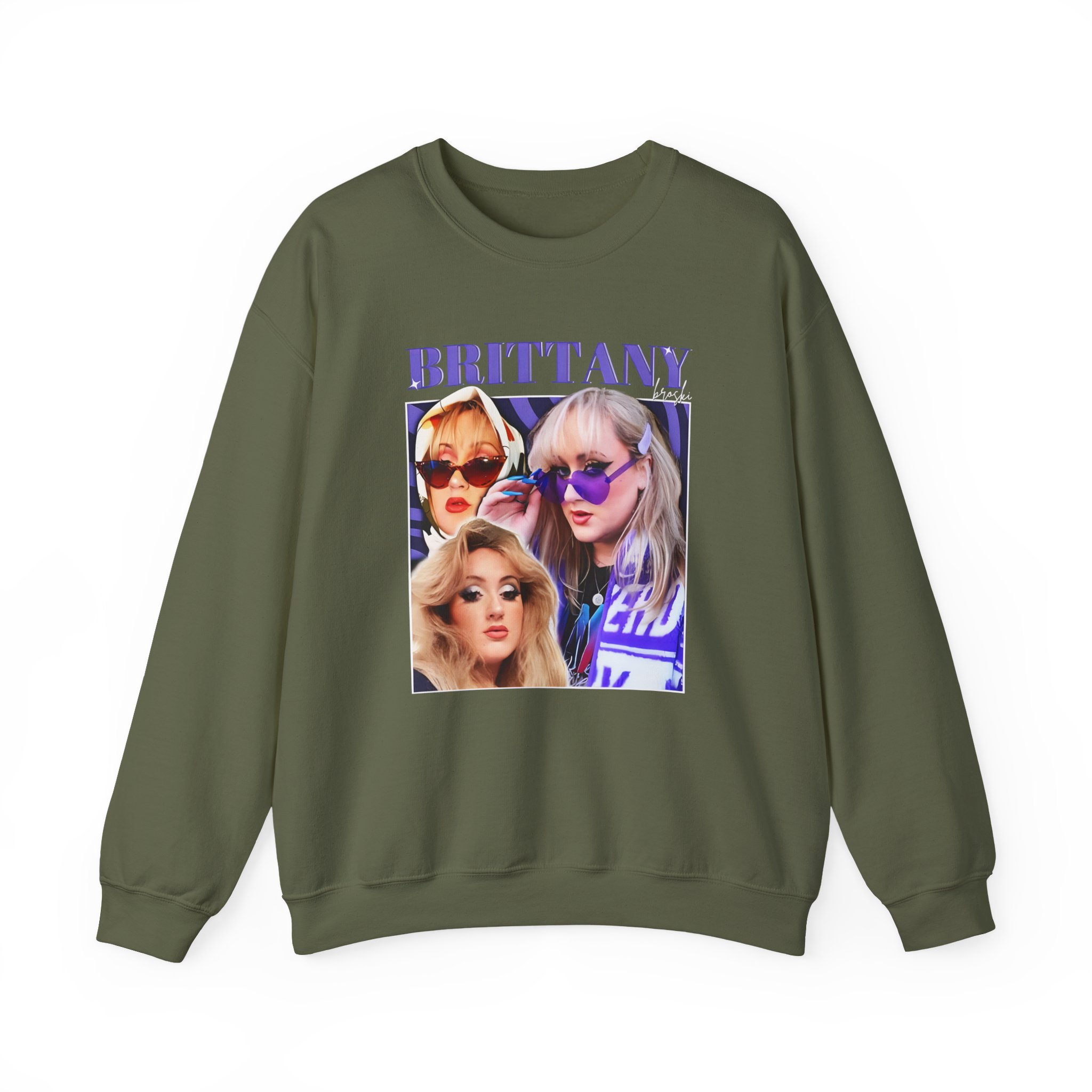 Broski Report 90's Vintage Unisex Heavy Blendâ„¢ Crewneck Sweatshirt