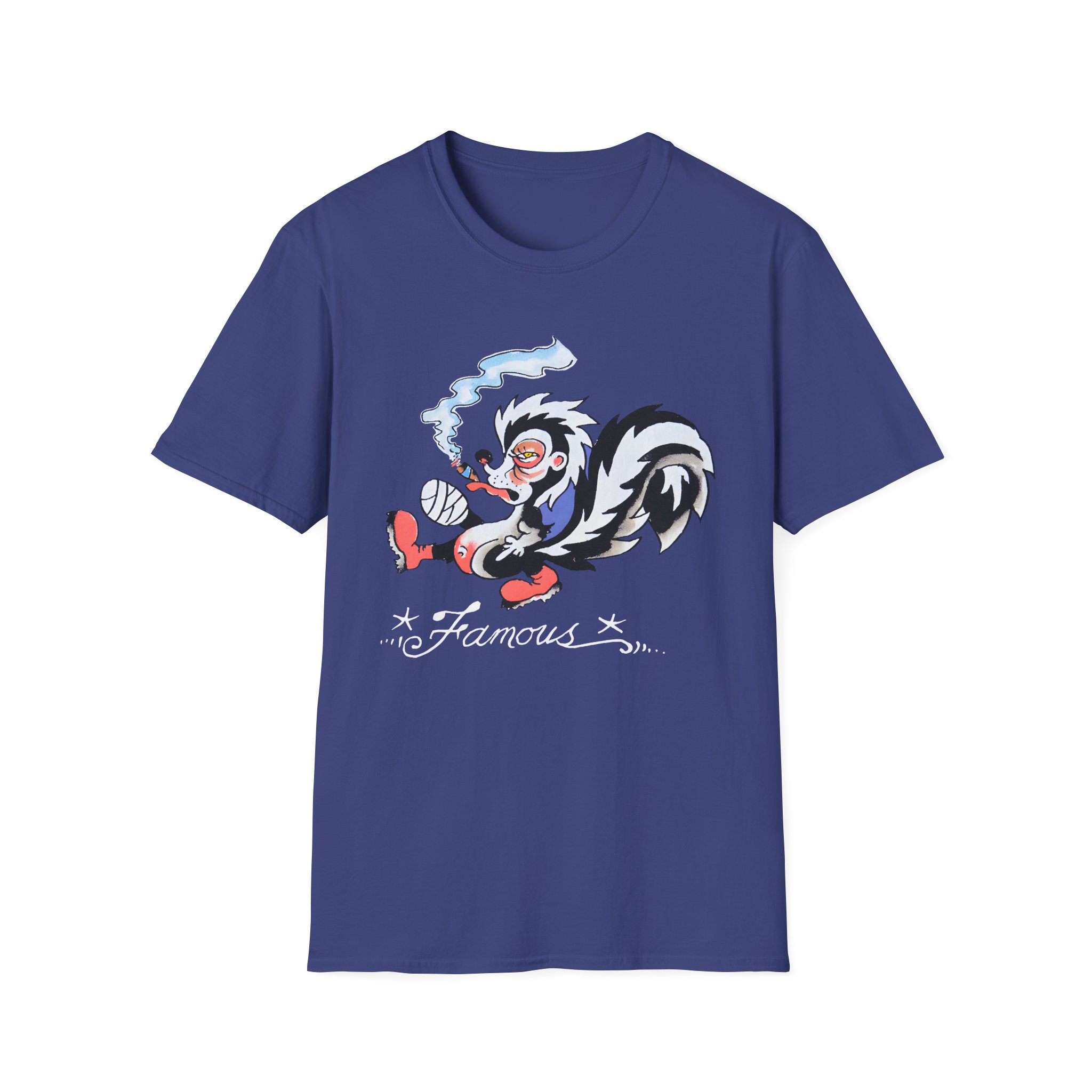 Kim Petras Famous Skunk Boxy Unisex Softstyle T-Shirt