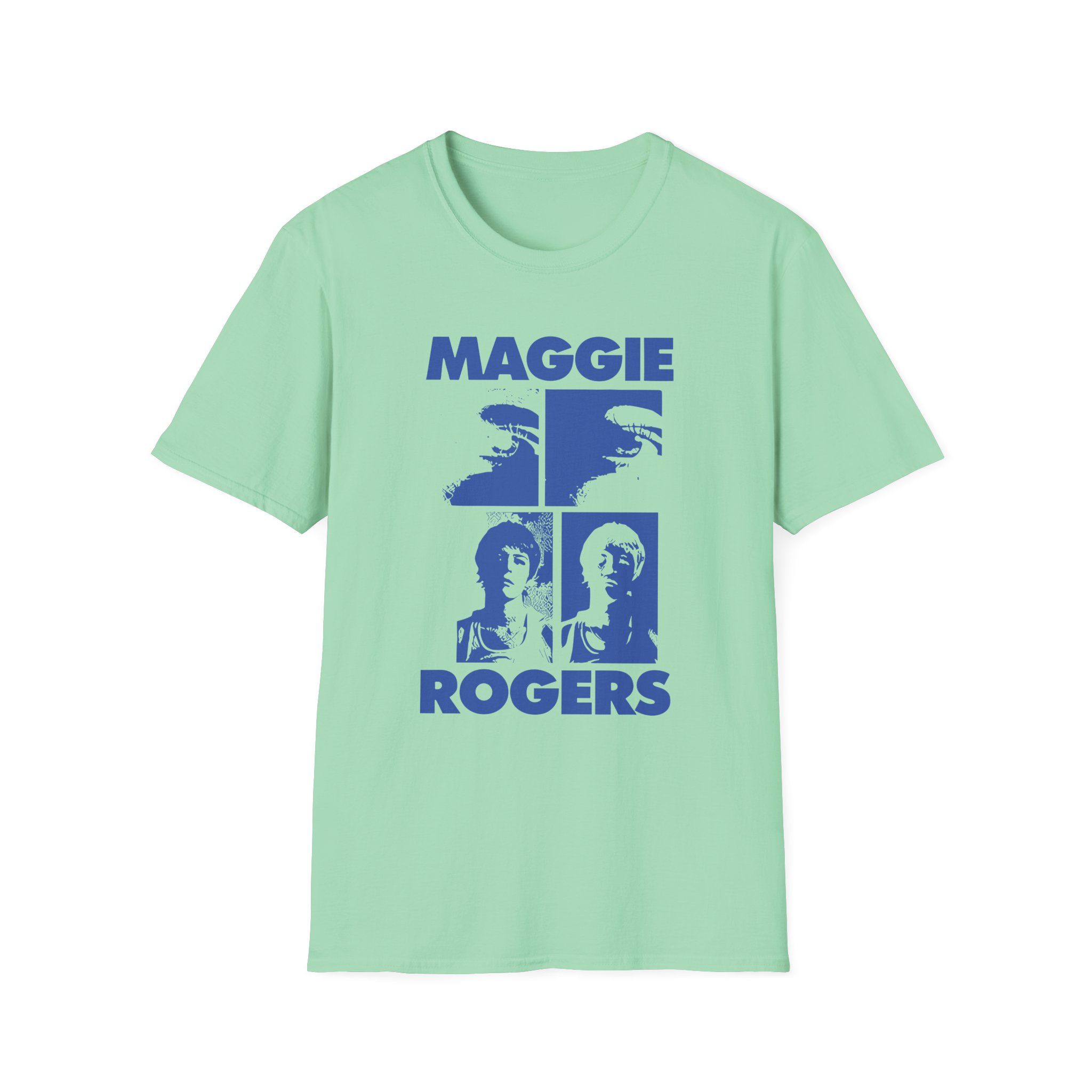 Maggie Rogers Mustard Grid Unisex Softstyle T-Shirt