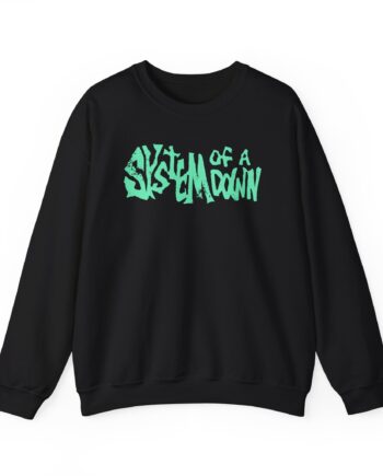 System of a Down Turquoise Log Unisex Heavy Blend™ Crewneck Sweatshirt