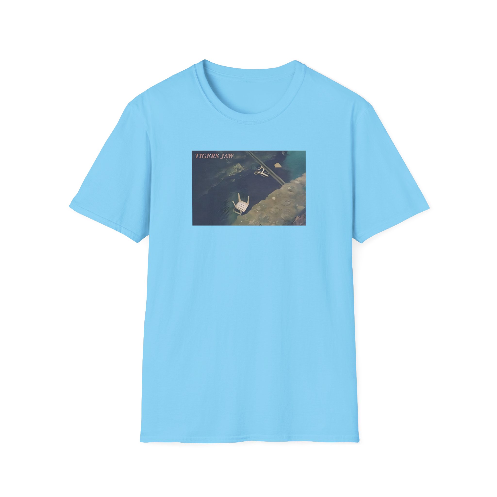Tigers Jaw Chairs in Water Unisex Softstyle T-Shirt
