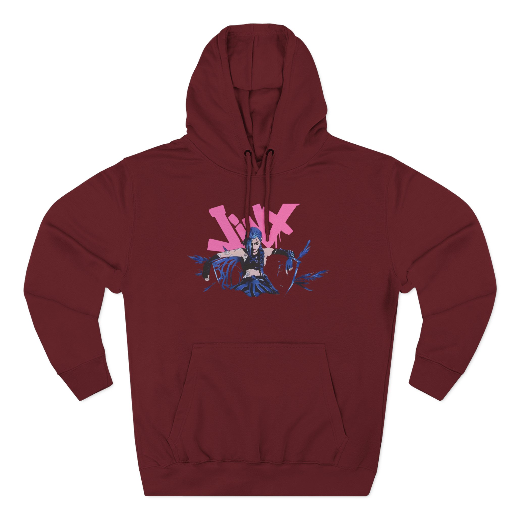 Jinx Arcane Seat Three-Panel Fleece Hoodie