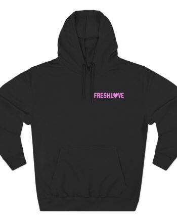 Fresh Love Dough in Love Three-Panel Fleece Hoodie