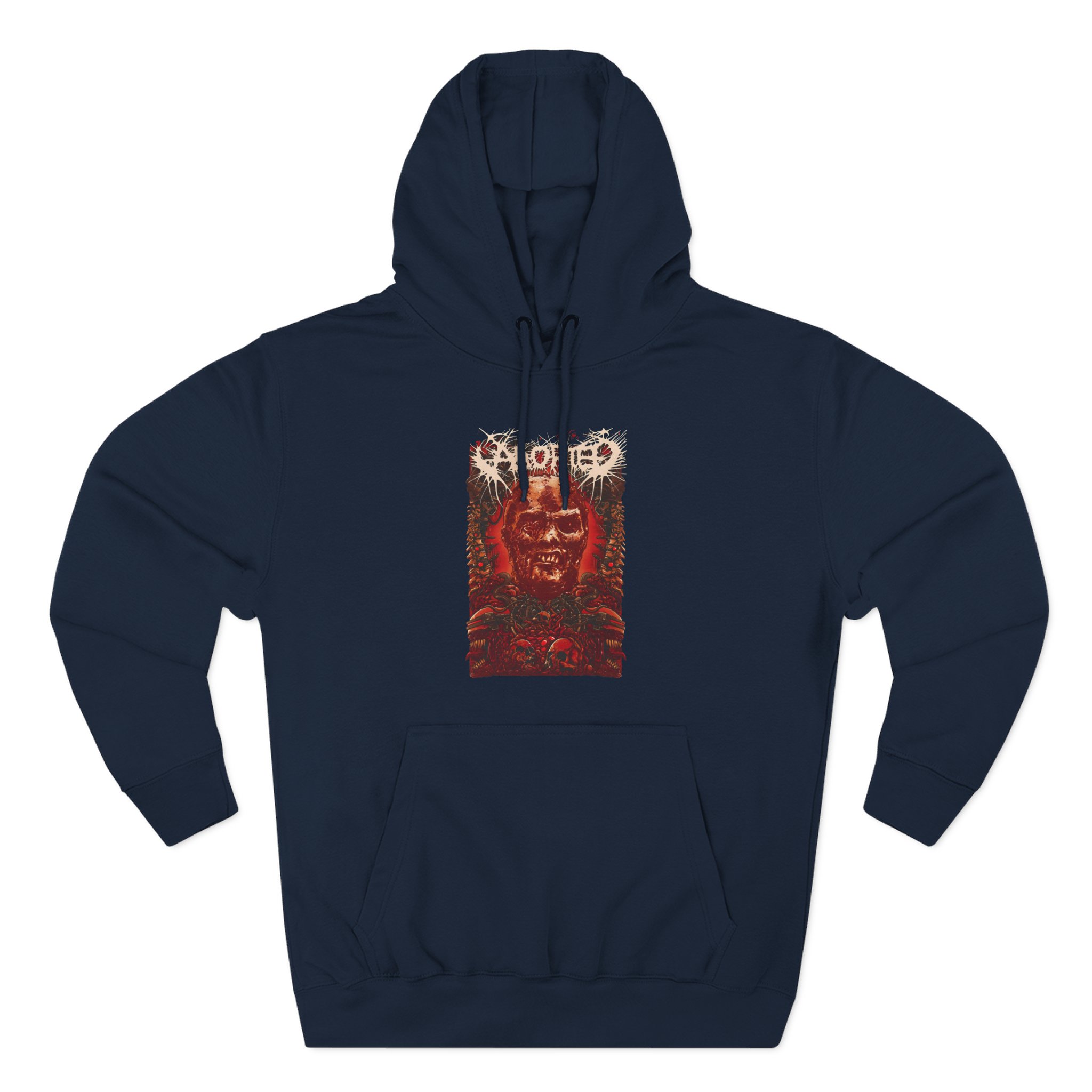 Aborted Engineering the Dead Redux Three-Panel Fleece Hoodie