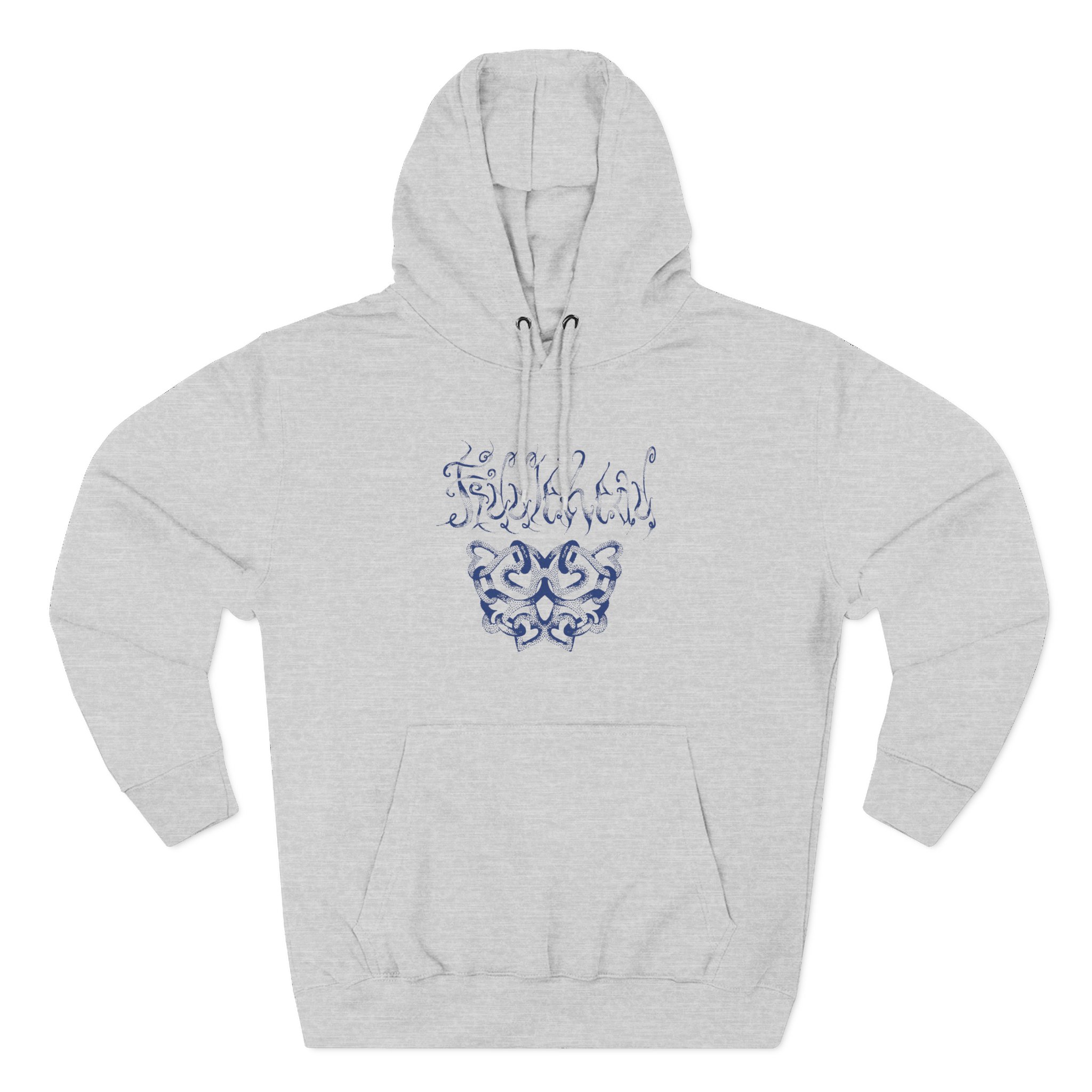 Fiddlehead Tattoo Three-Panel Fleece Hoodie