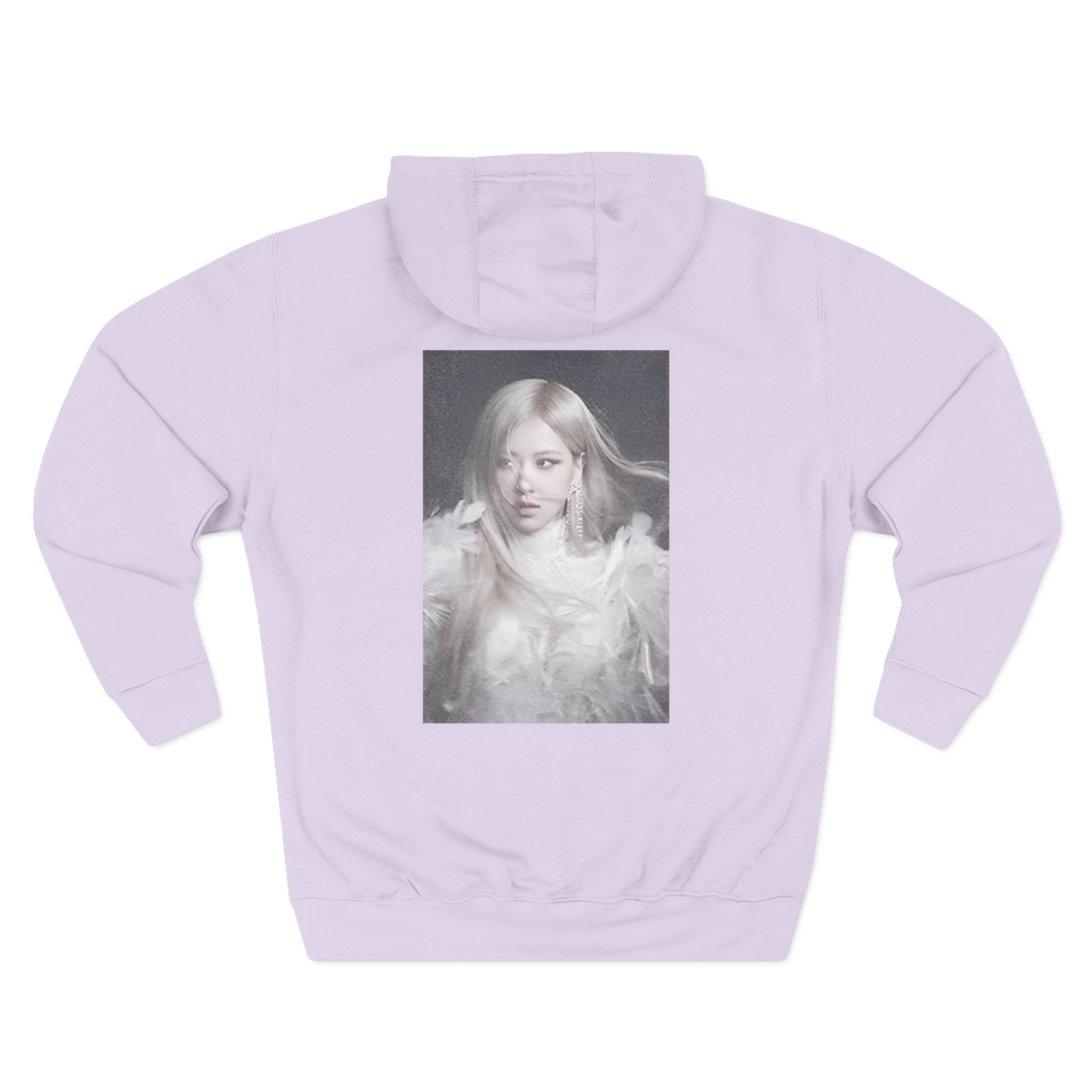 B Rose Three-Panel Fleece Hoodie