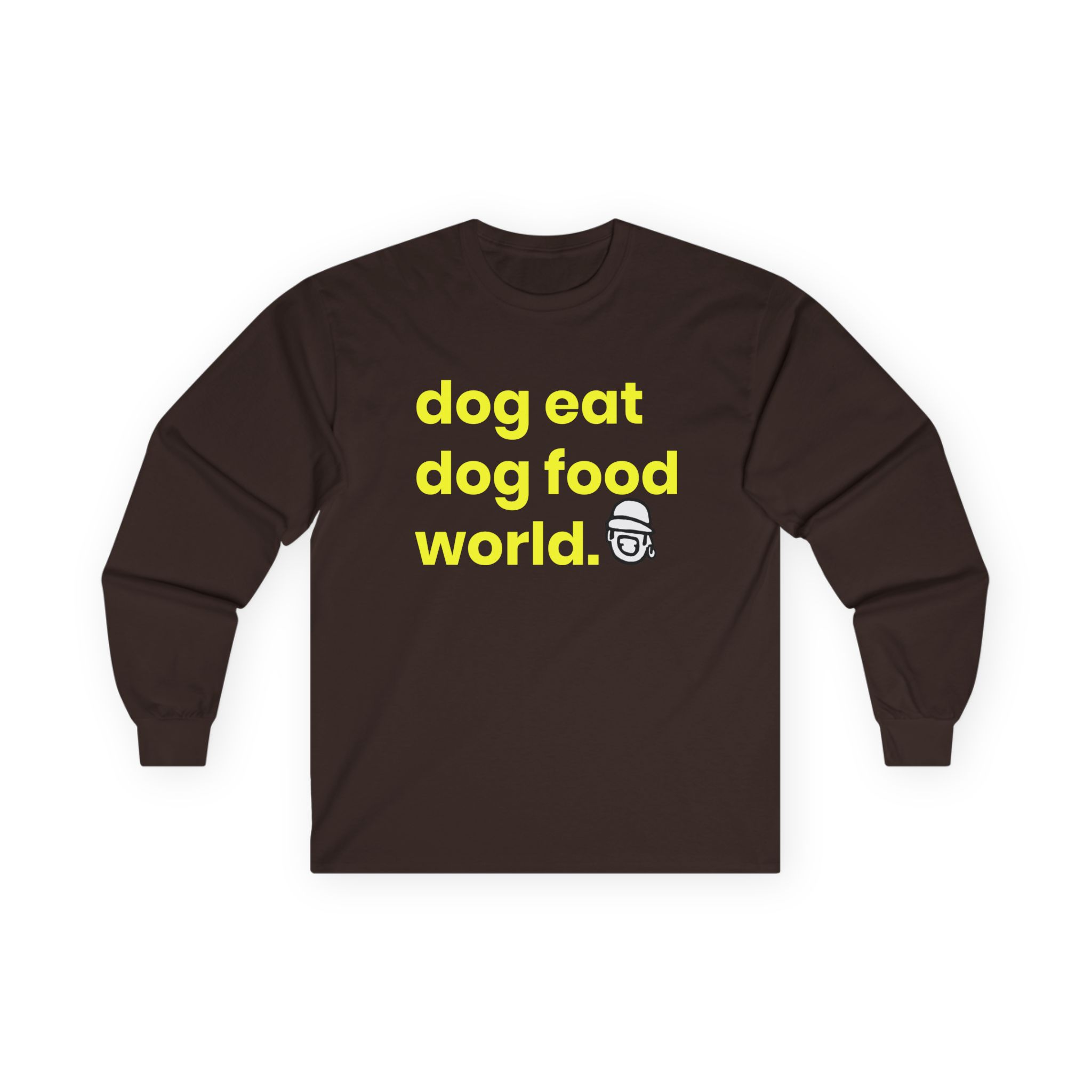Niko B Dog Eat Dog Food World Unisex Ultra Cotton Long Sleeve Tee