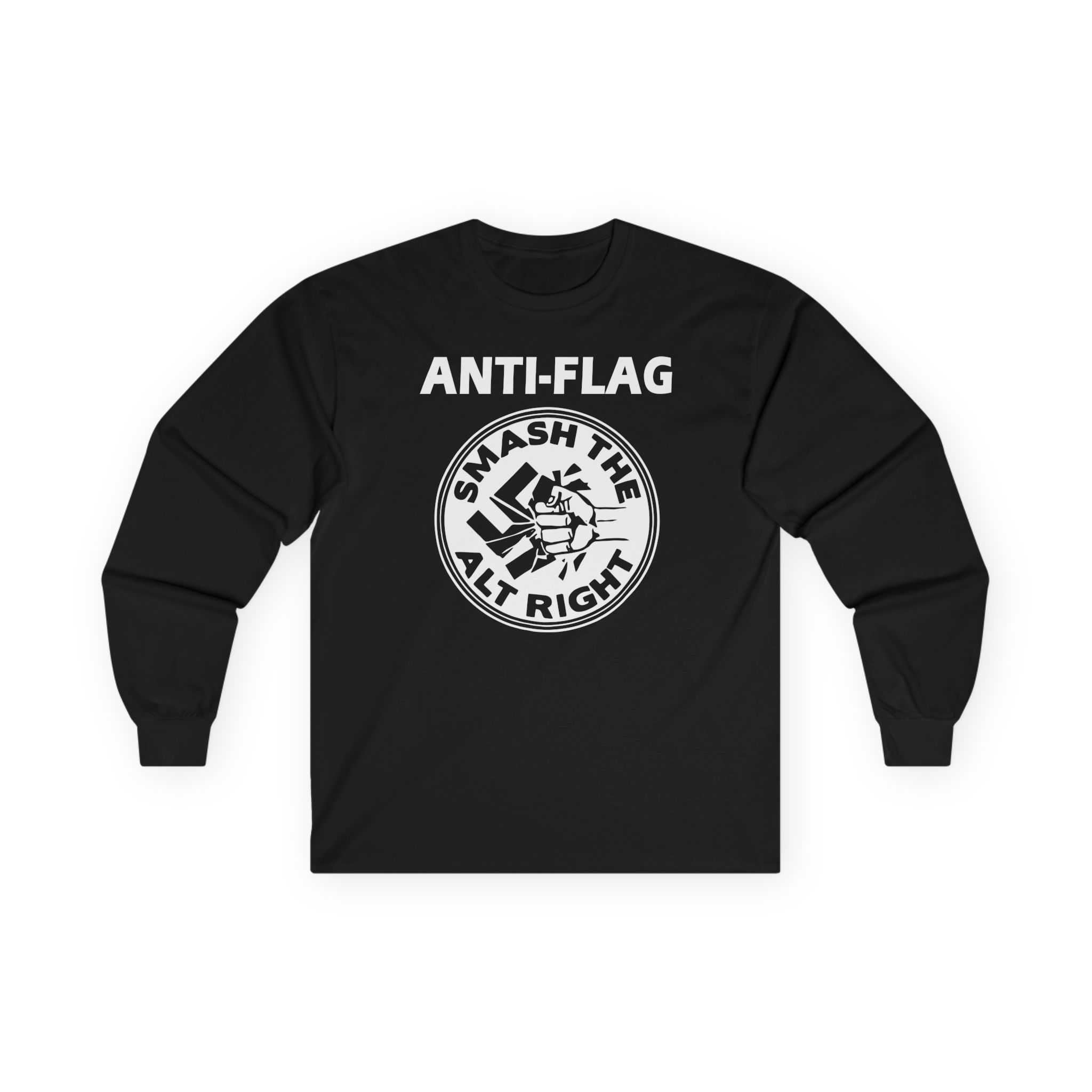 Anti Flag Smash the Alt Right Unisex Ultra Cotton Long Sleeve Tee