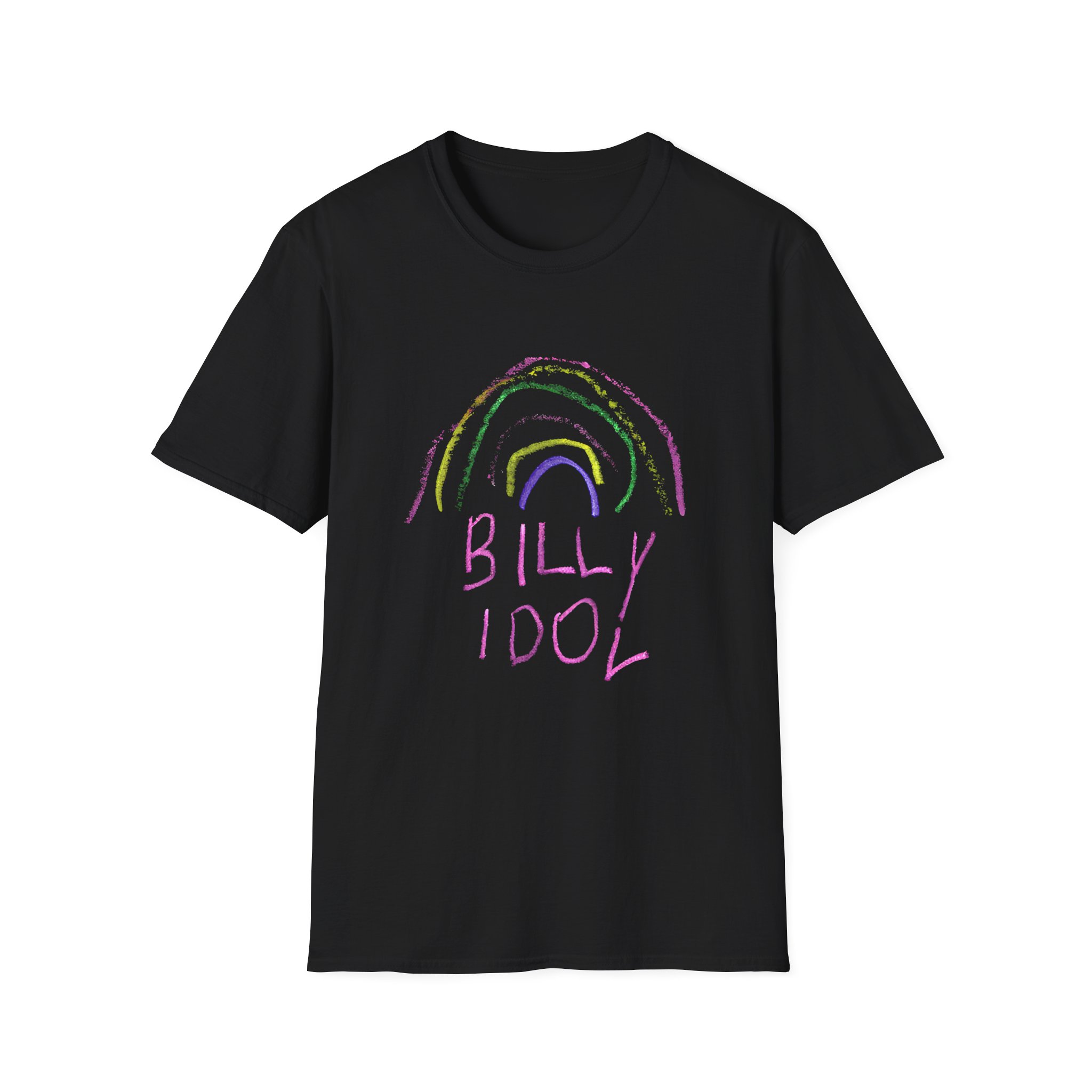 Billy Idol Rainbow Unisex Softstyle T-Shirt