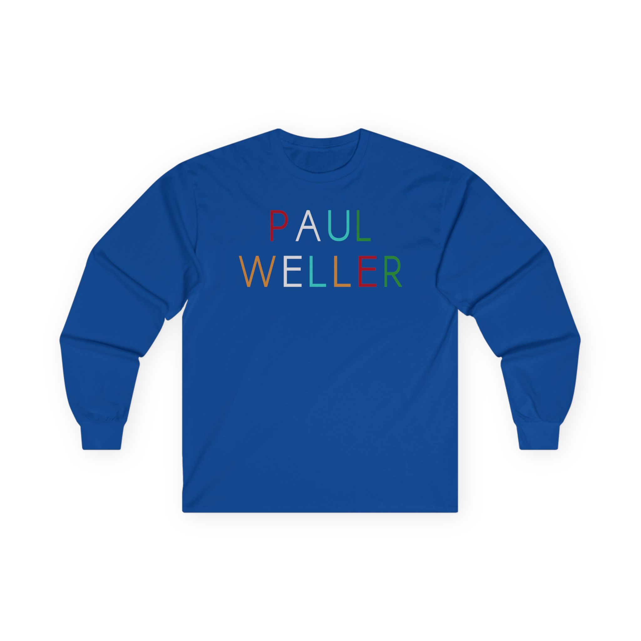 PW Multicolour Logo Unisex Ultra Cotton Long Sleeve Tee
