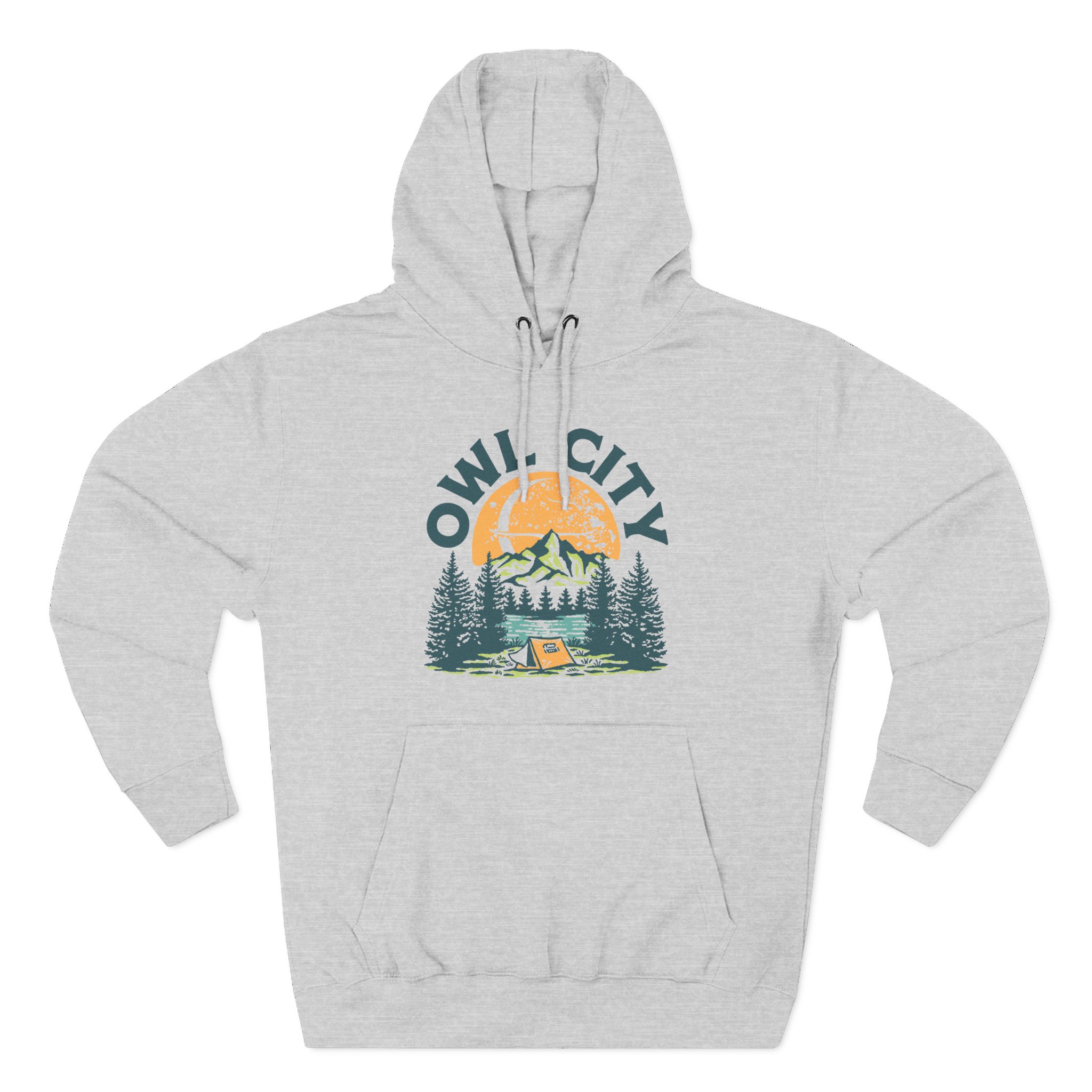 Owl City Camp Owl City Ringer Three-Panel Fleece Hoodie
