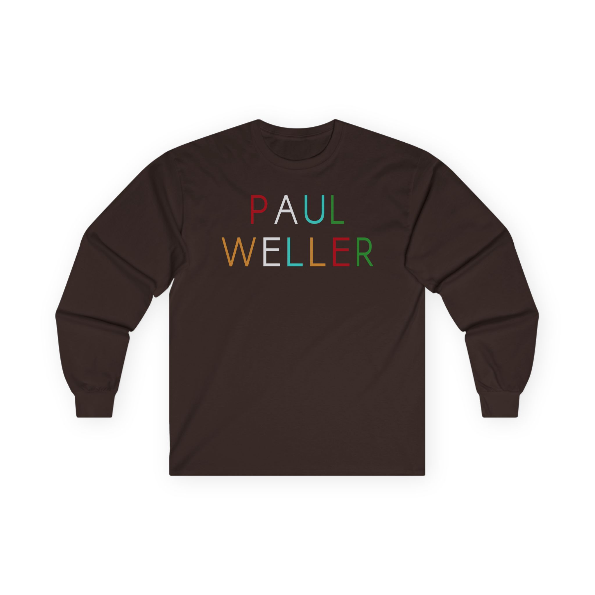 PW Multicolour Logo Unisex Ultra Cotton Long Sleeve Tee