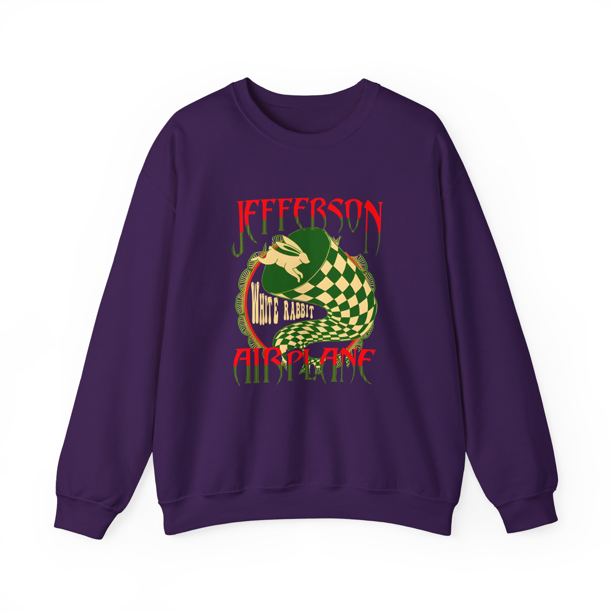 Jefferson Airplane Rabbit Unisex Heavy Blendâ„¢ Crewneck Sweatshirt