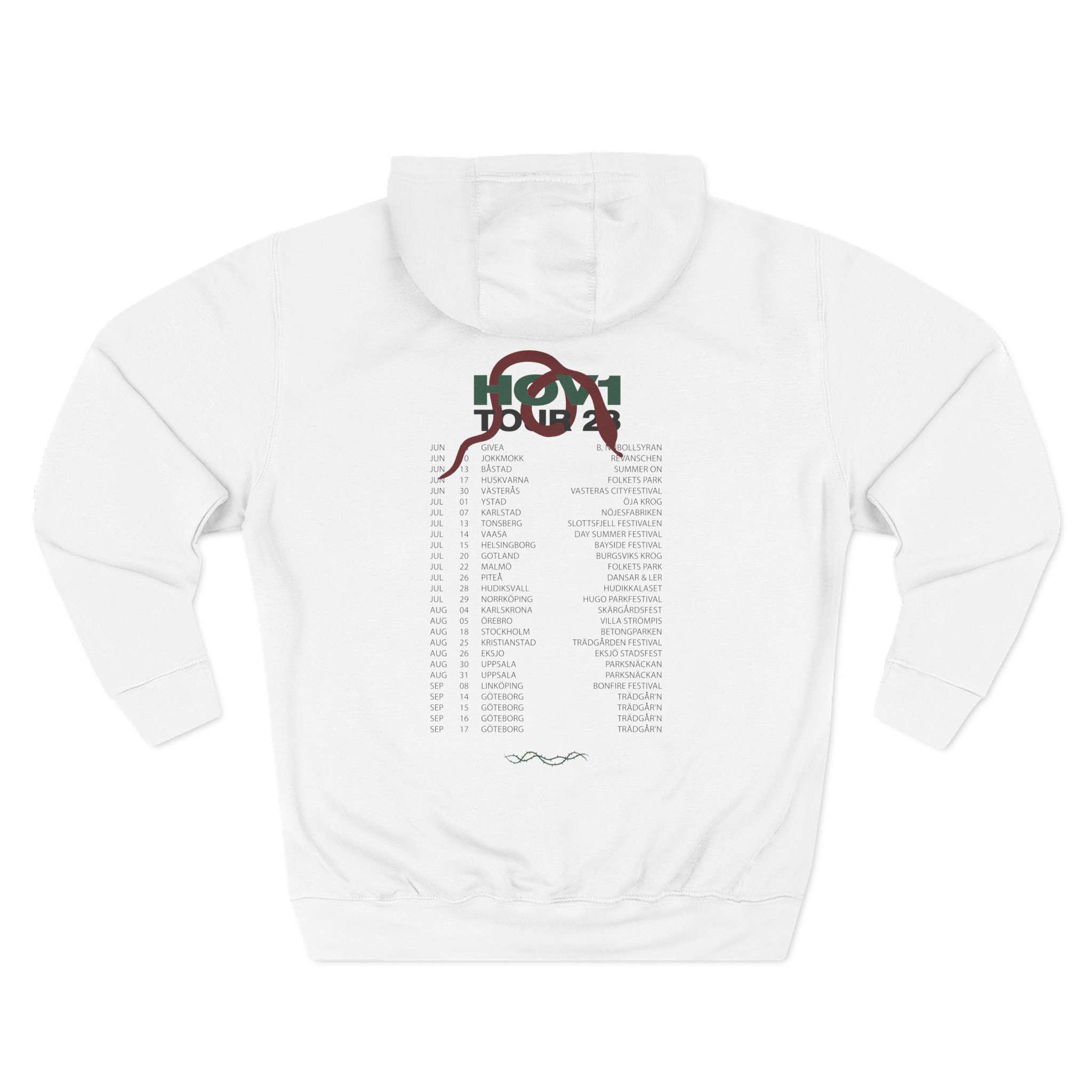 Hov1 Tour 2025 Three-Panel Fleece Hoodie