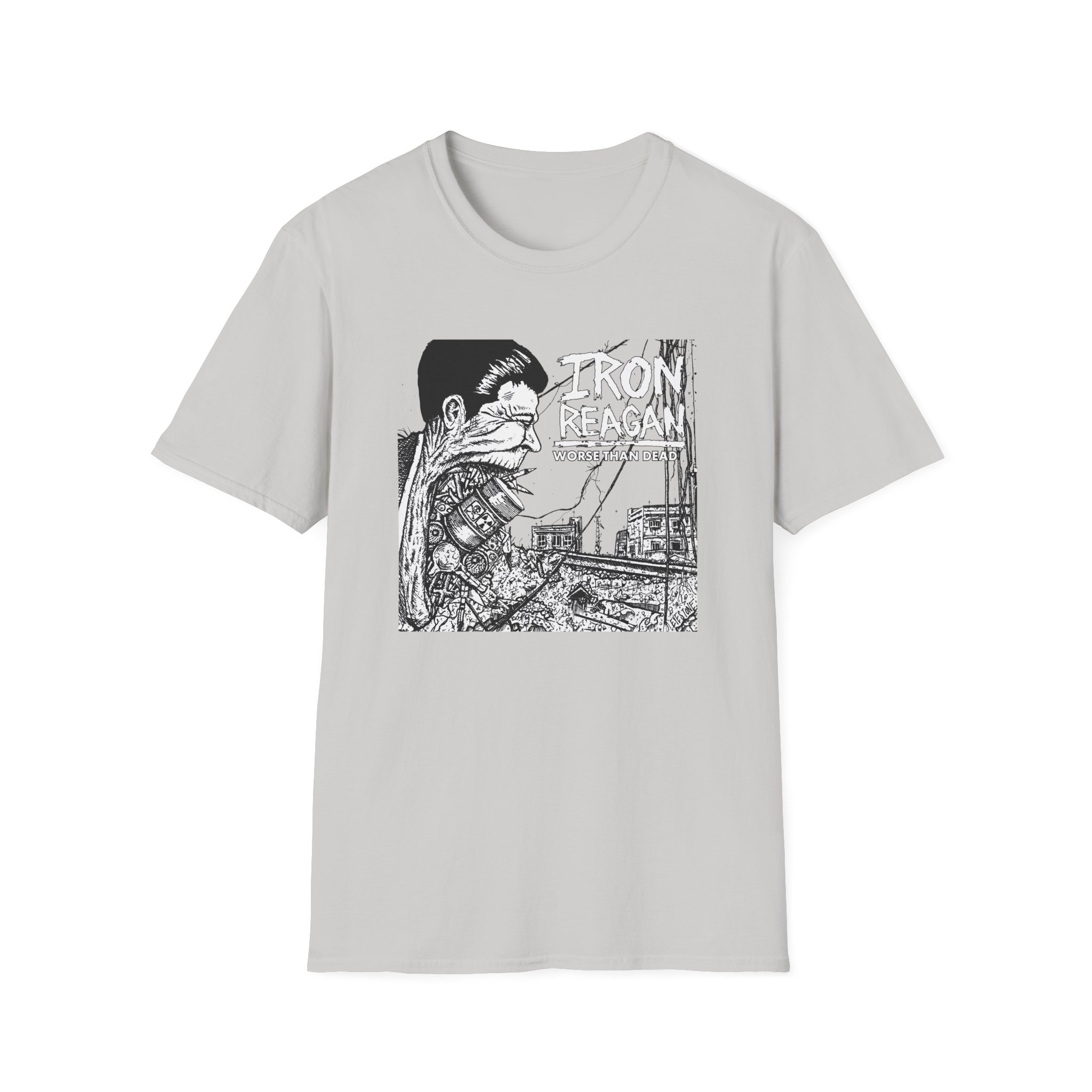 Iron Reagan Worse Than Dead Unisex Softstyle T-Shirt