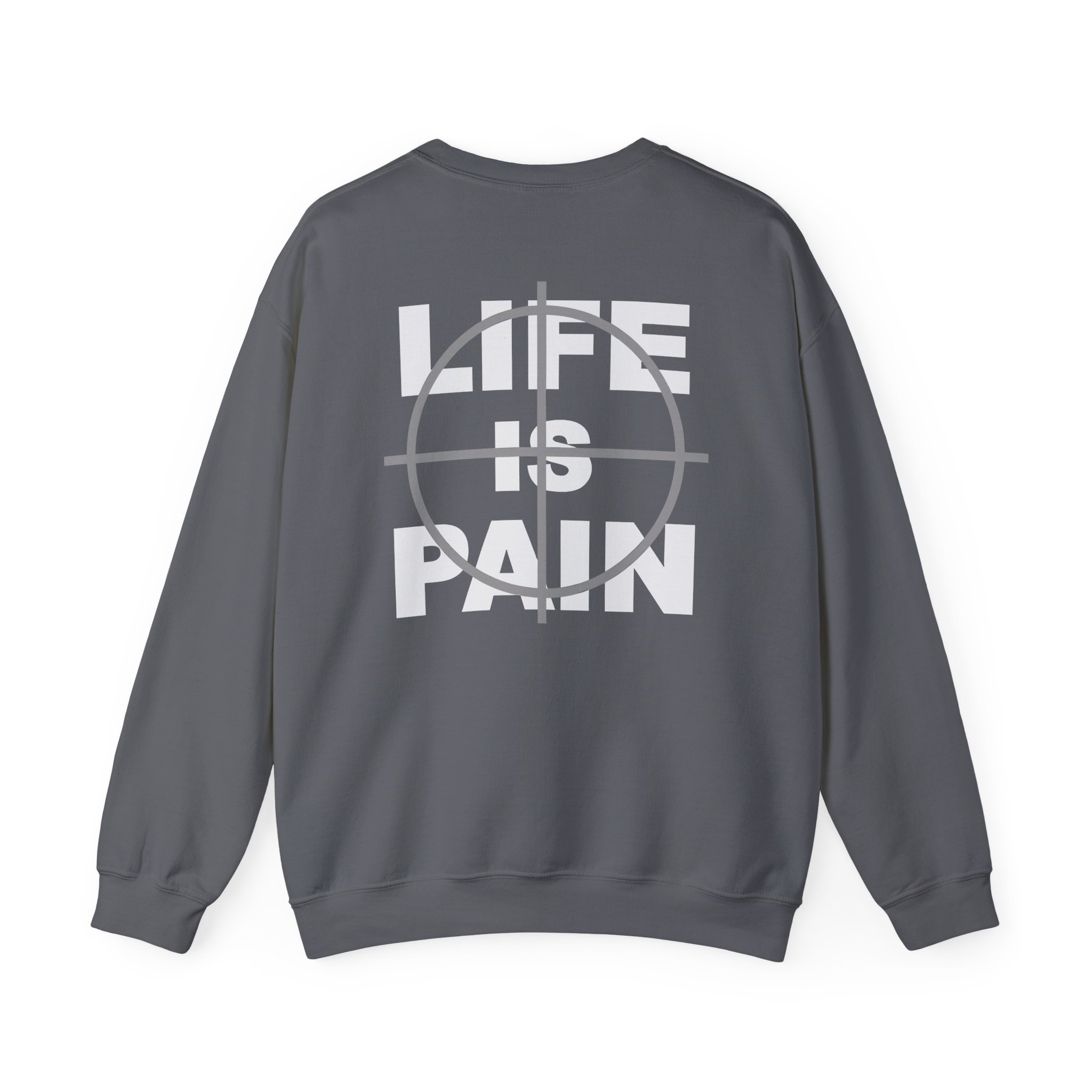 Merauder Life is Pain Unisex Heavy Blendâ„¢ Crewneck Sweatshirt