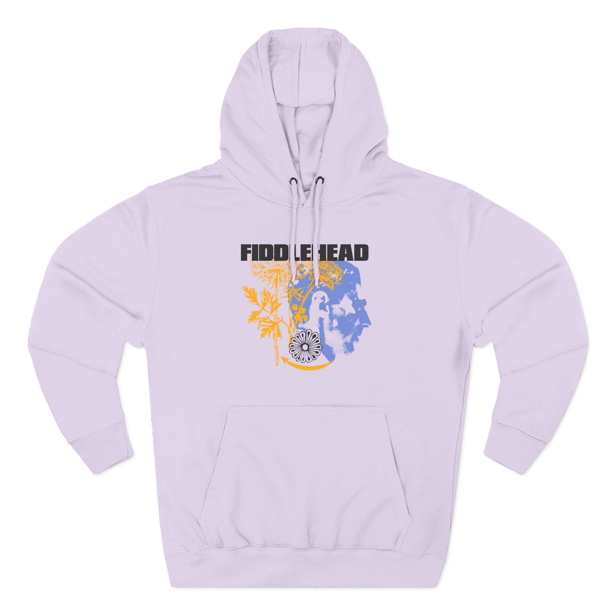 Fiddlehead Profile Three-Panel Fleece Hoodie