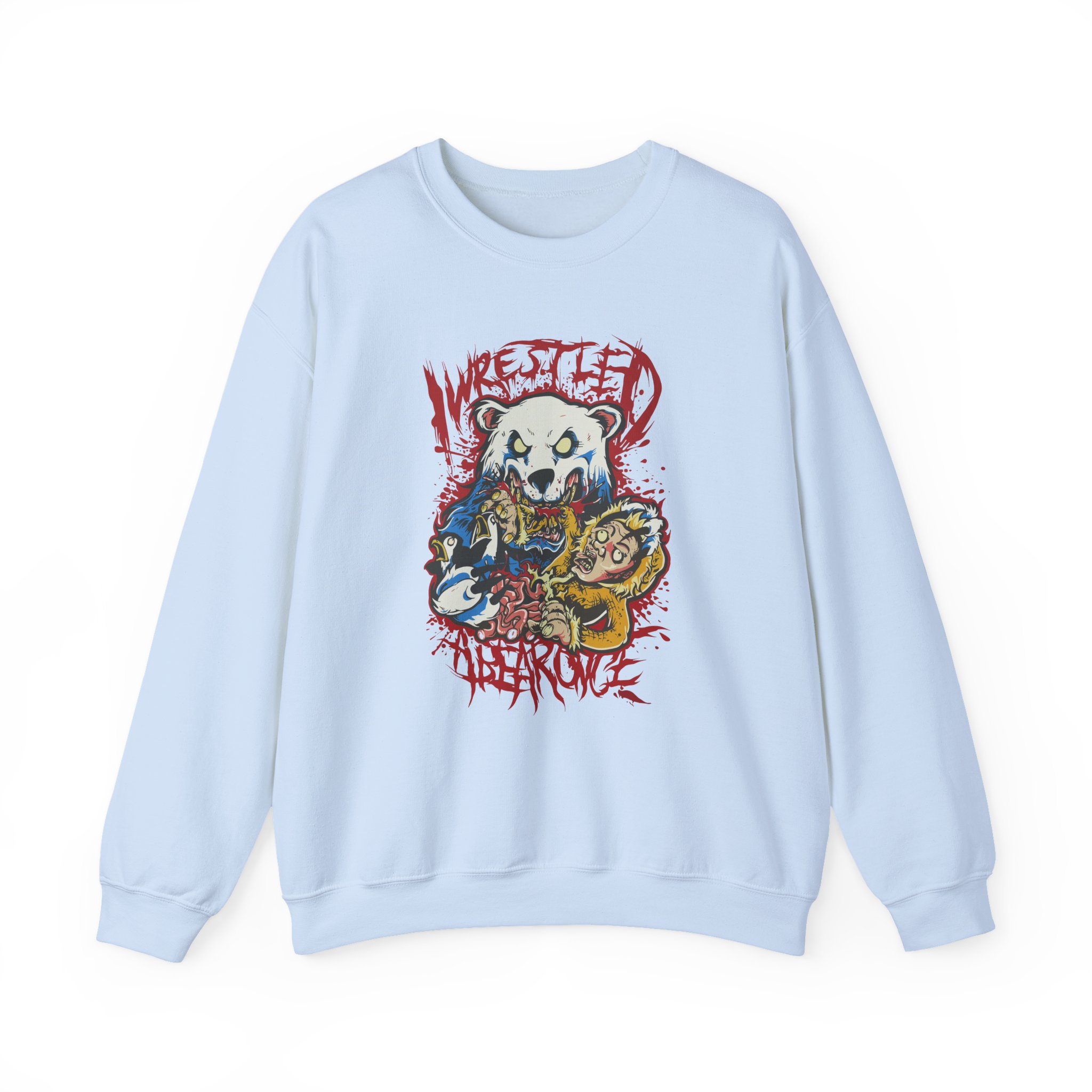Iwrestledabearonce Unisex Heavy Blendâ„¢ Crewneck Sweatshirt