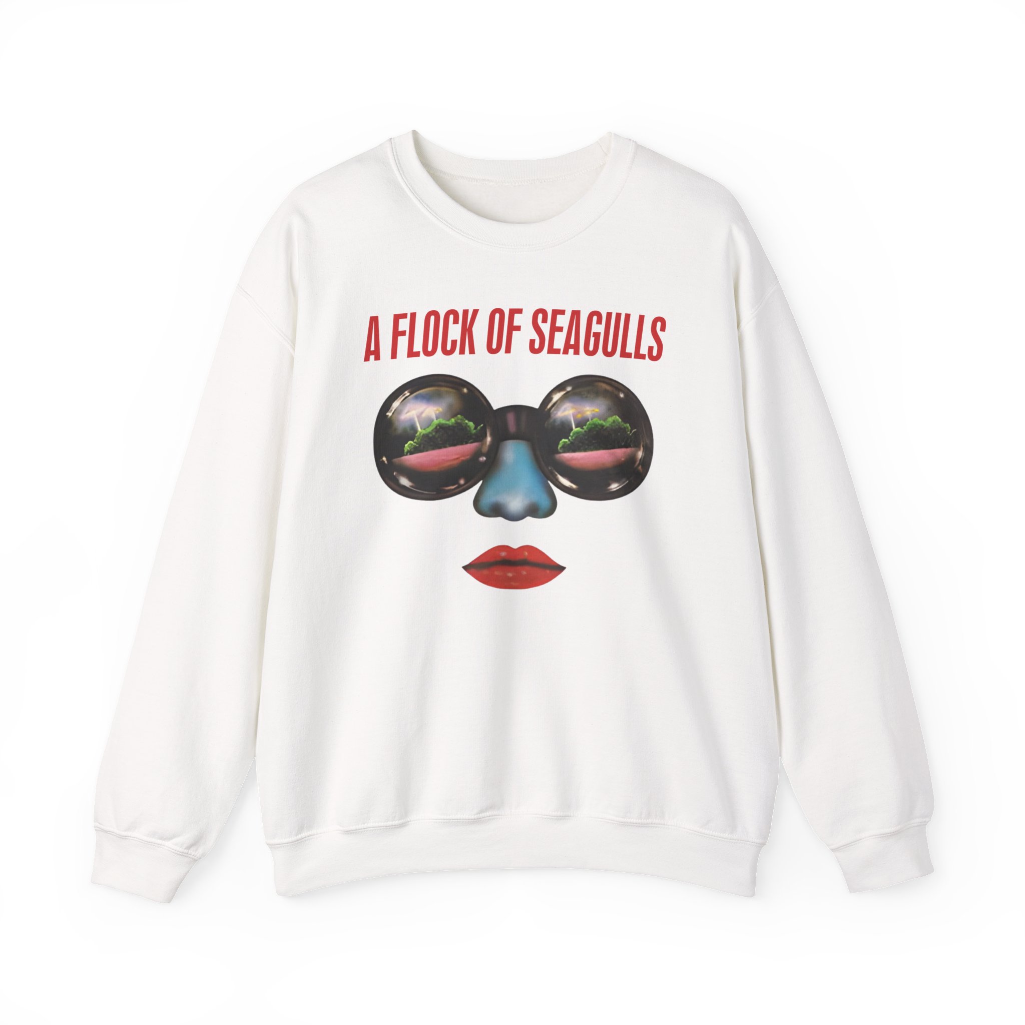 A Flock of Seagulls Us 1982 Tour Unisex Heavy Blendâ„¢ Crewneck Sweatshirt