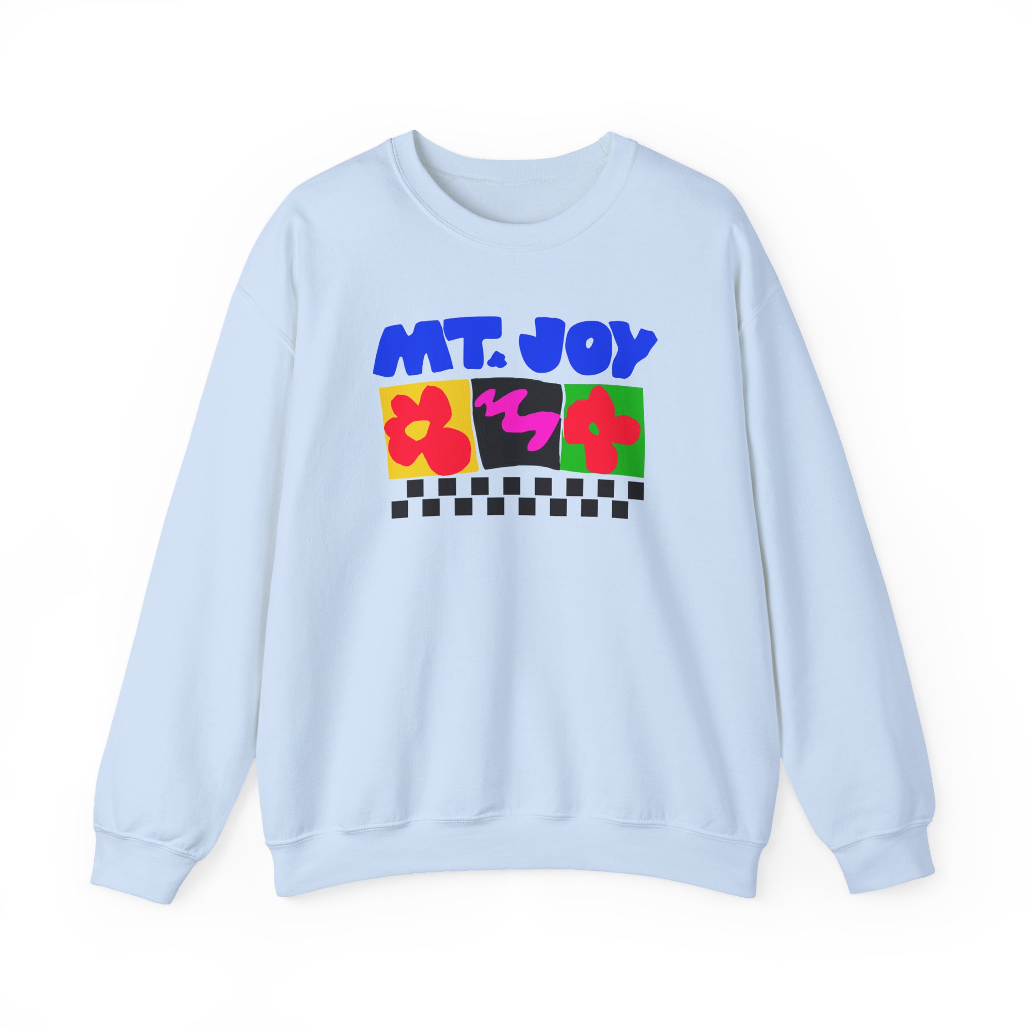 Mt Joy Checkered Unisex Heavy Blendâ„¢ Crewneck Sweatshirt