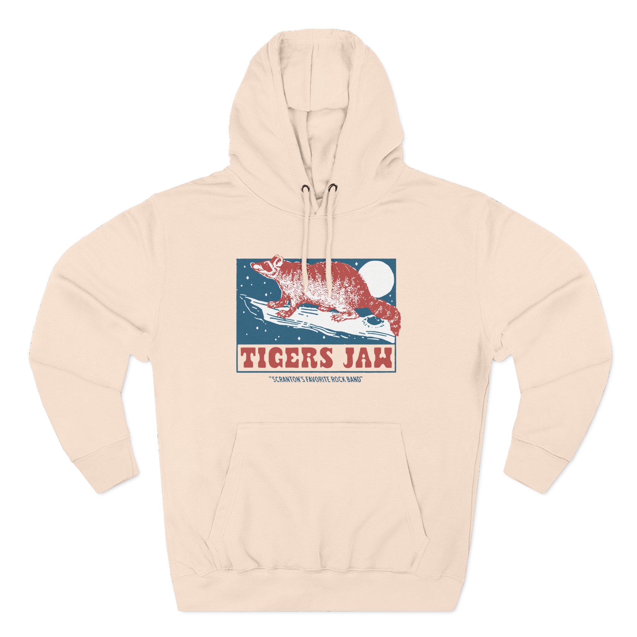 Tigers Jaw Raccoon Three-Panel Fleece Hoodie
