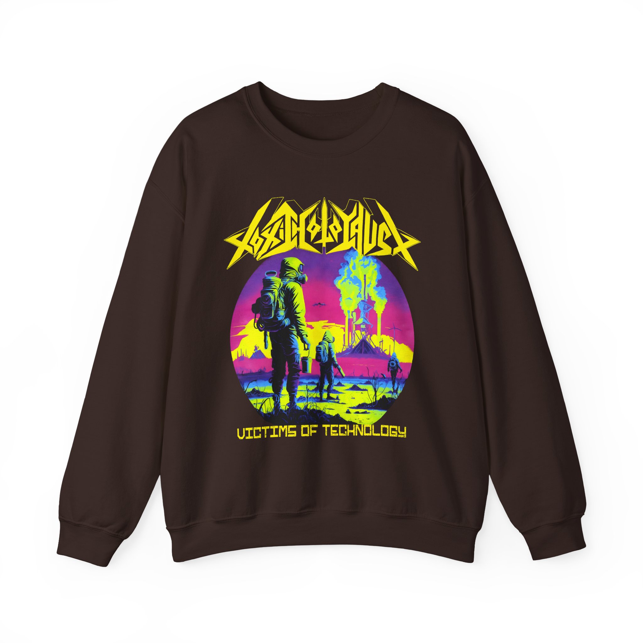 Toxic Holocaust Victims of Technology Unisex Heavy Blendâ„¢ Crewneck Sweatshirt