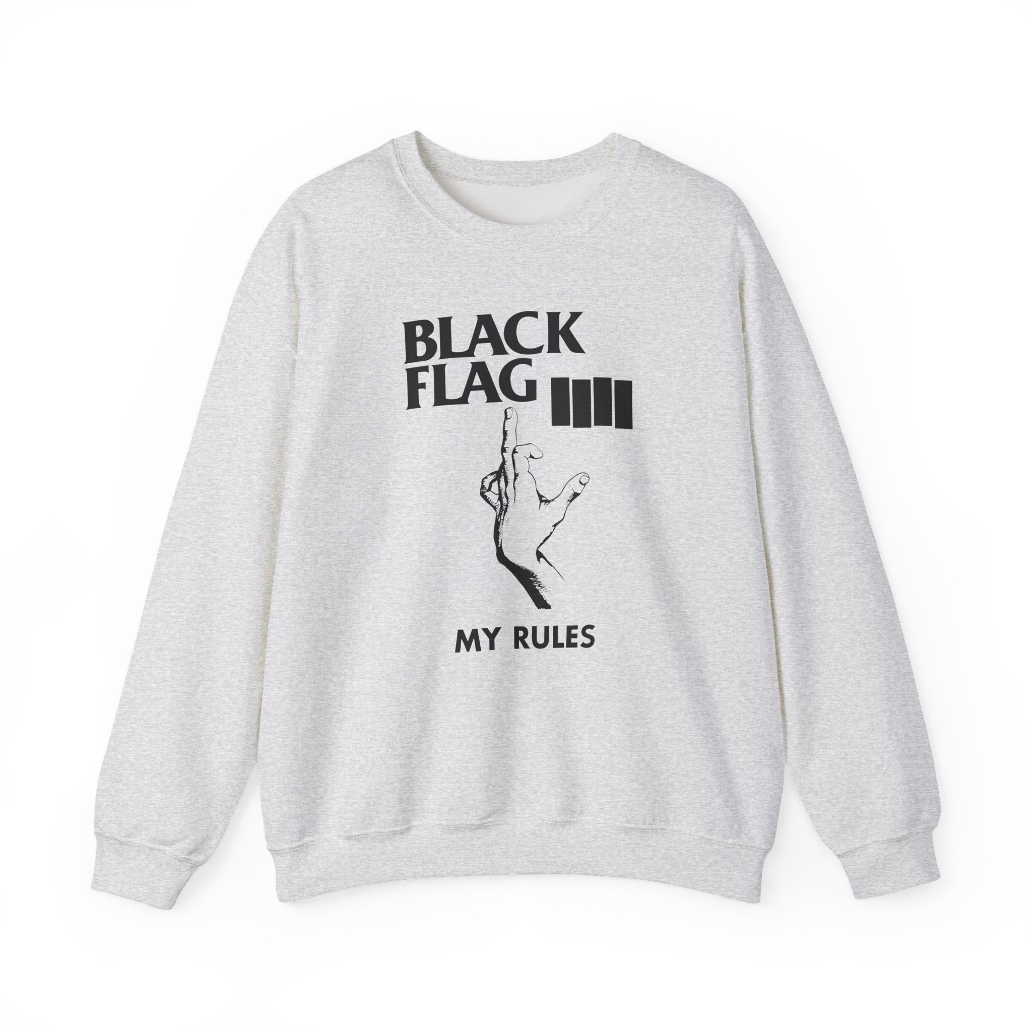 Black Flag My Rules Unisex Heavy Blendâ„¢ Crewneck Sweatshirt