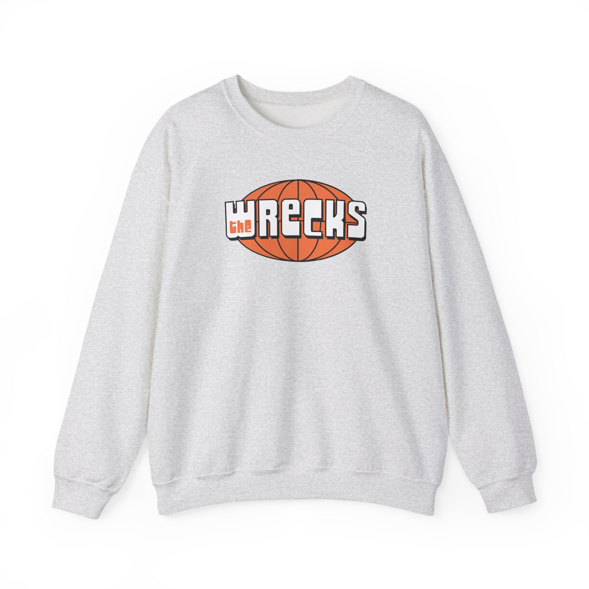 The Wrecks Retro Globe Unisex Heavy Blendâ„¢ Crewneck Sweatshirt