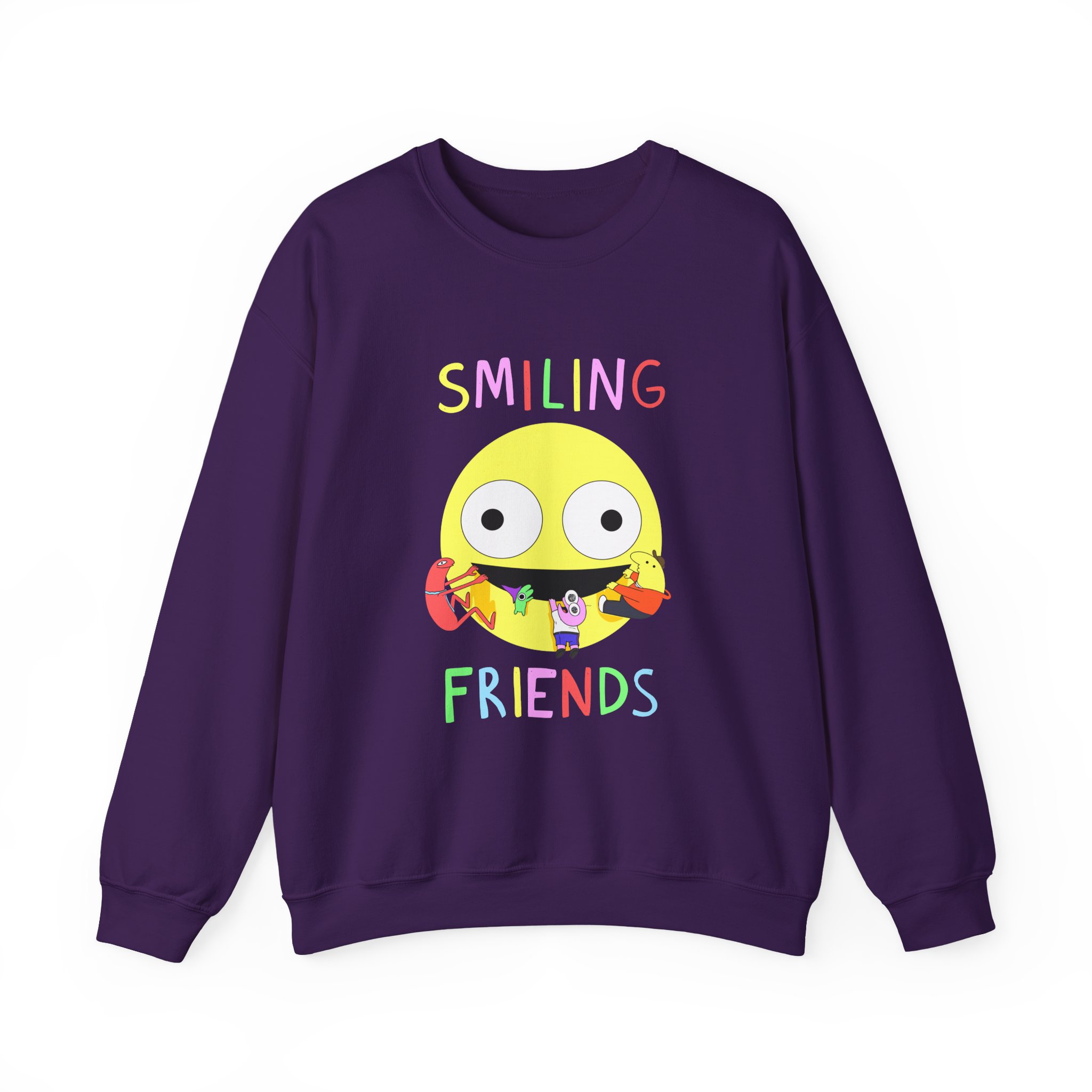 Smiling Friends Unisex Heavy Blend Crewneck Sweatshirt