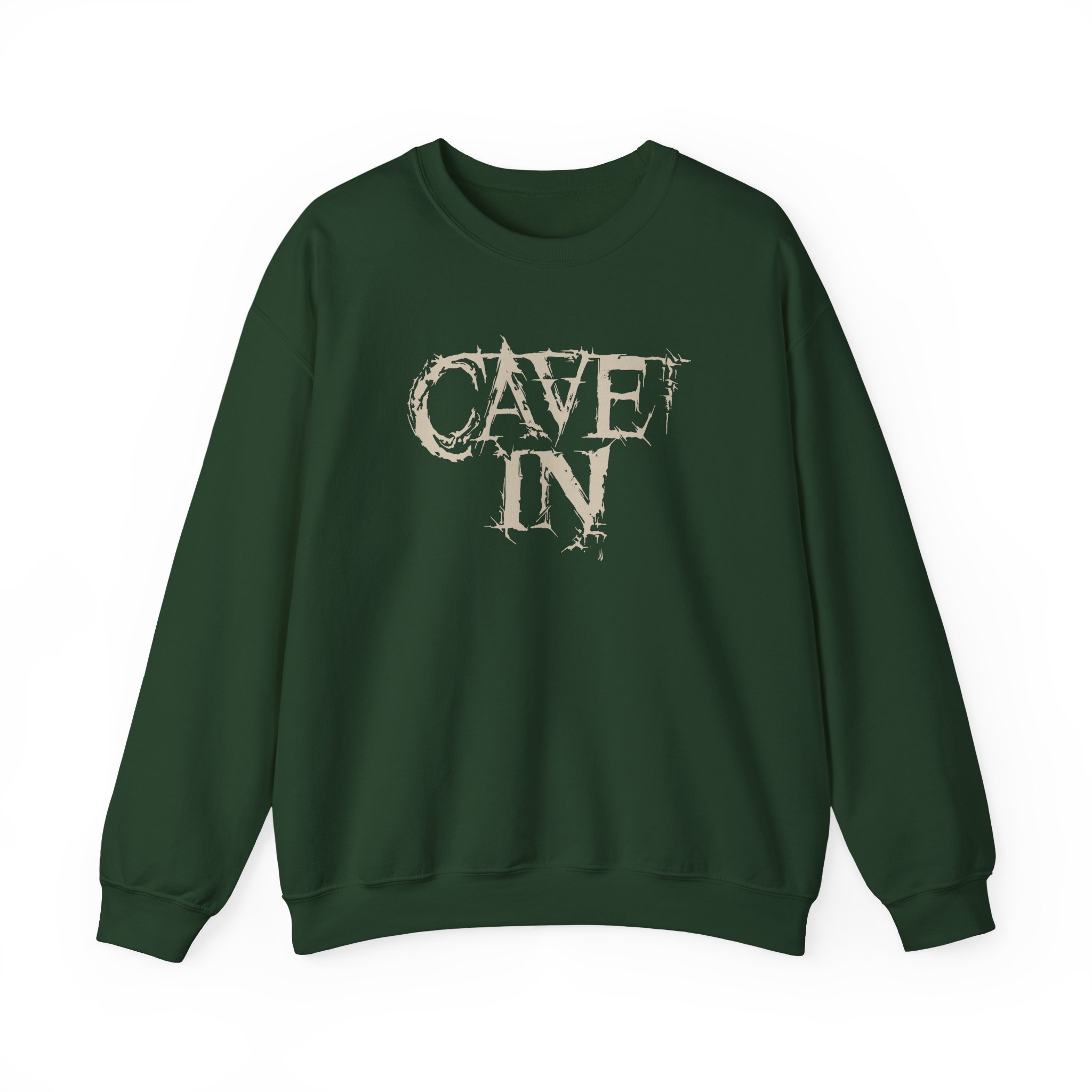 Cave in Logo & Satellite Unisex Heavy Blendâ„¢ Crewneck Sweatshirt
