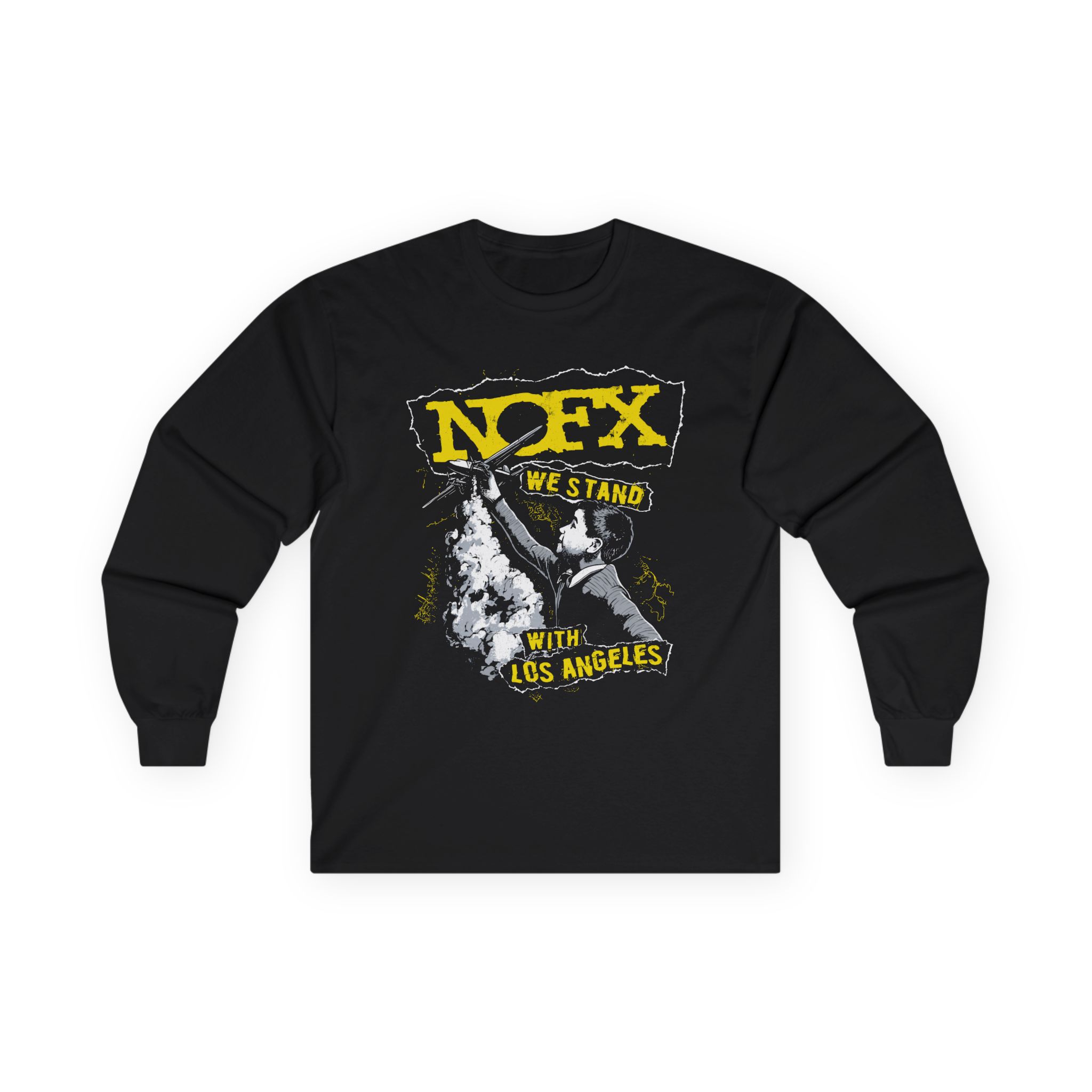 Nofx Fire Relief Unisex Ultra Cotton Long Sleeve Tee