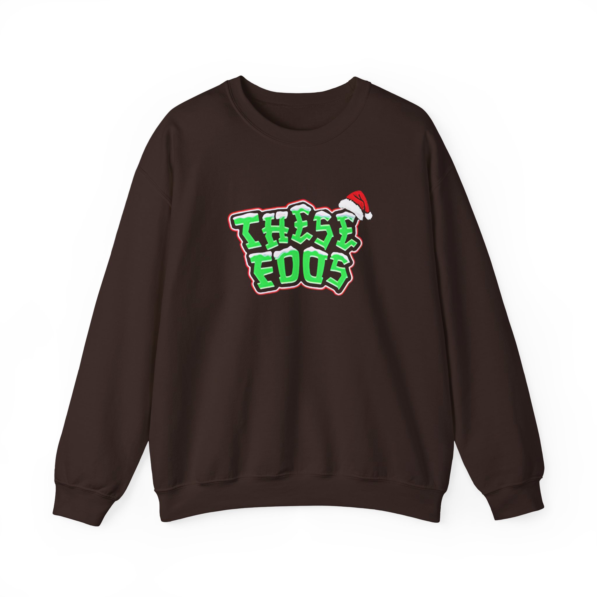 These Foos Lil Foo Santa Christmas Unisex Heavy Blendâ„¢ Crewneck Sweatshirt